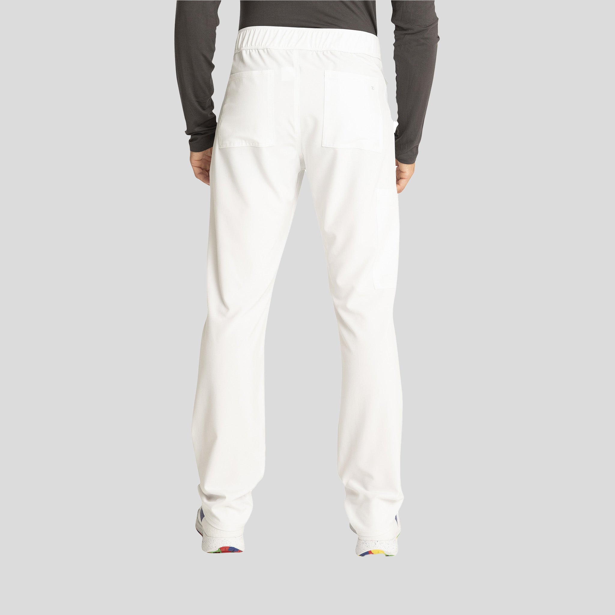 Men's Fly Front Cargo Pant | White
