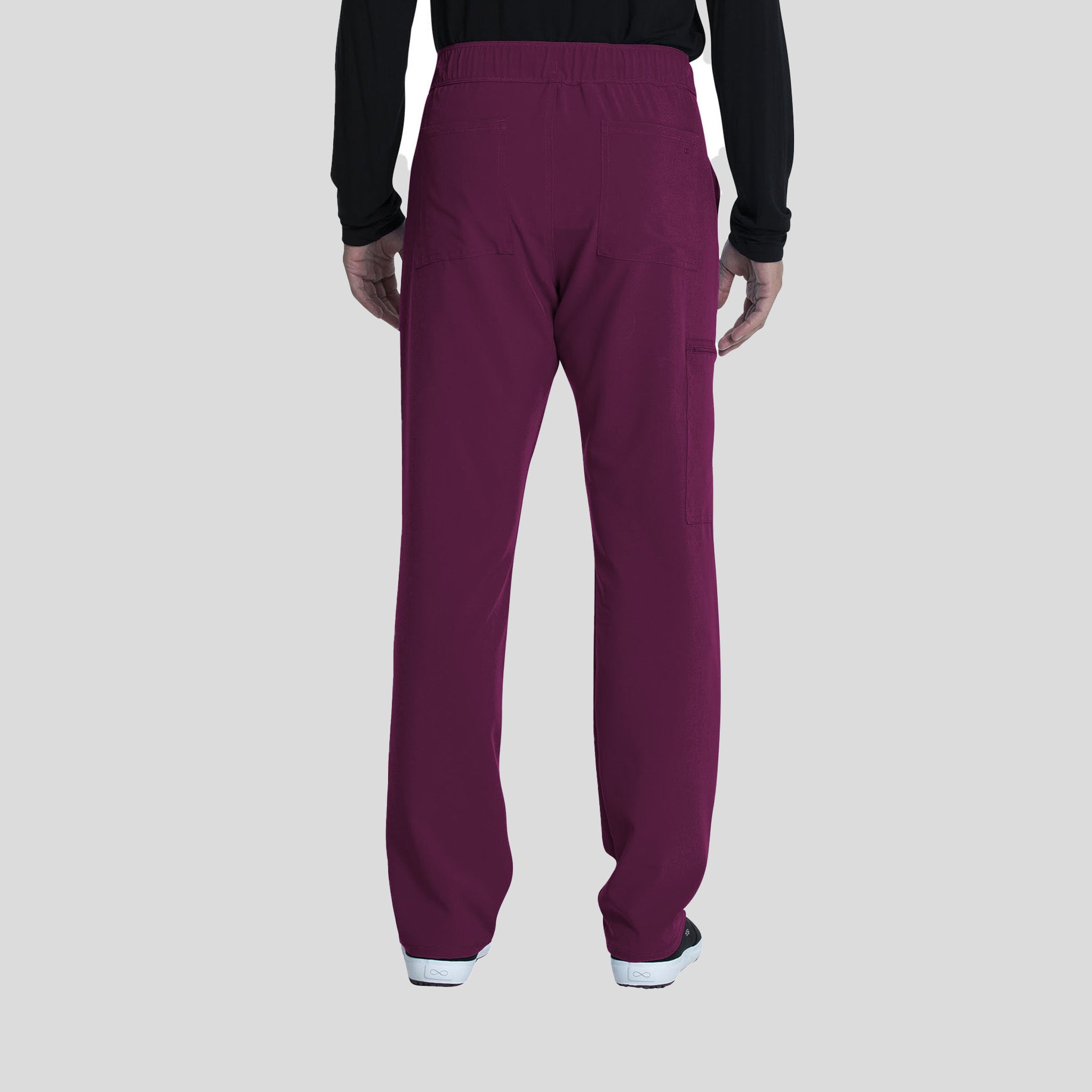 Men's Fly Front Cargo Pant | Wine