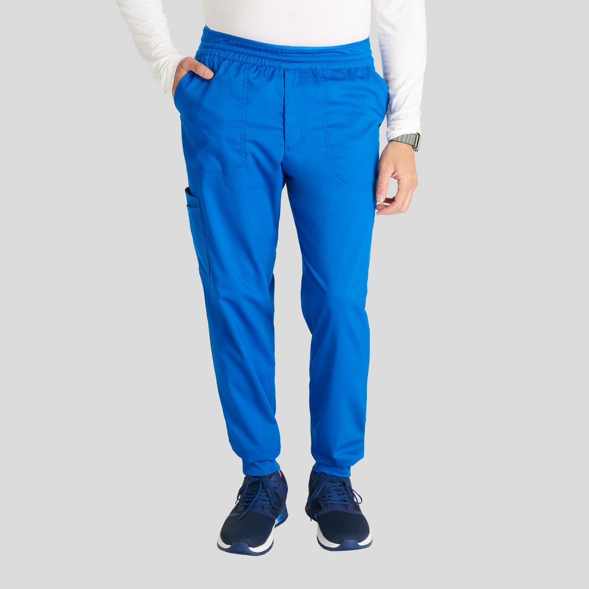 Men's Mesh Trim Jogger Scrub Pant | Royal