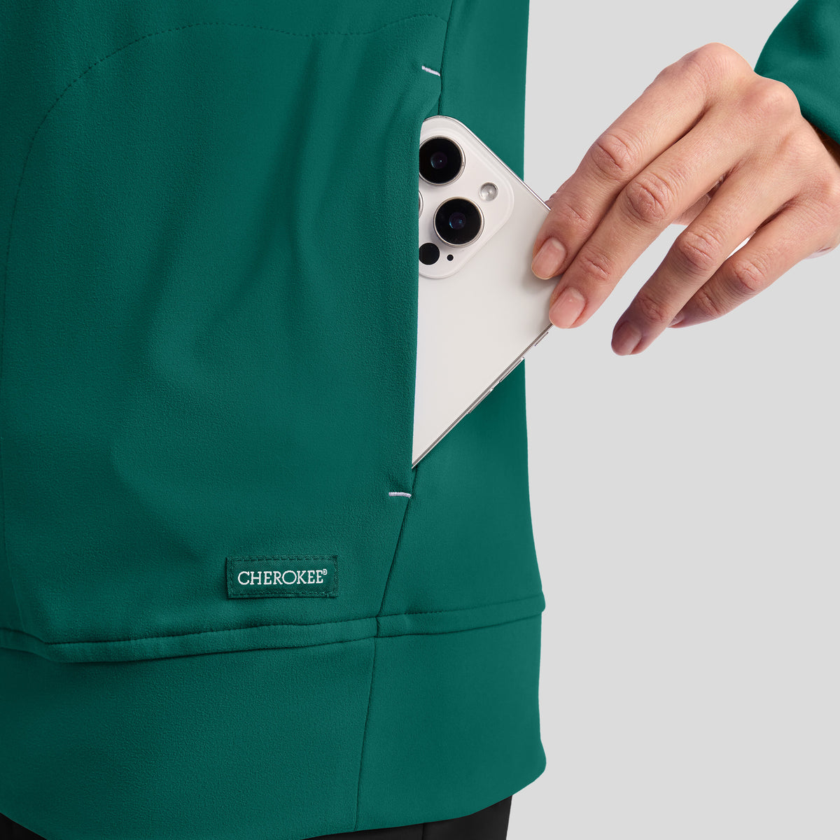 Achieve Warm-Up Scrub Jacket | Hunter