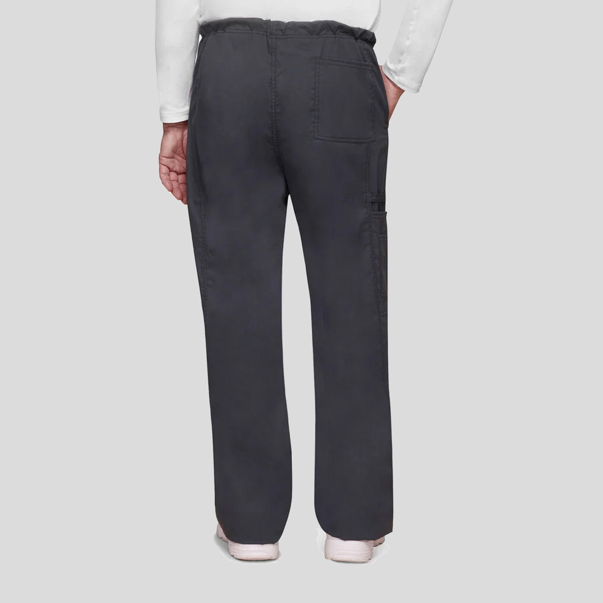Unisex Drawstring Cargo Pant | Pewter