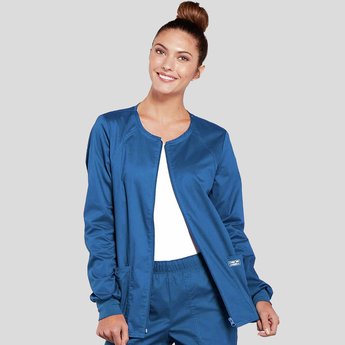Women's Zip Front Warm Up | Royal