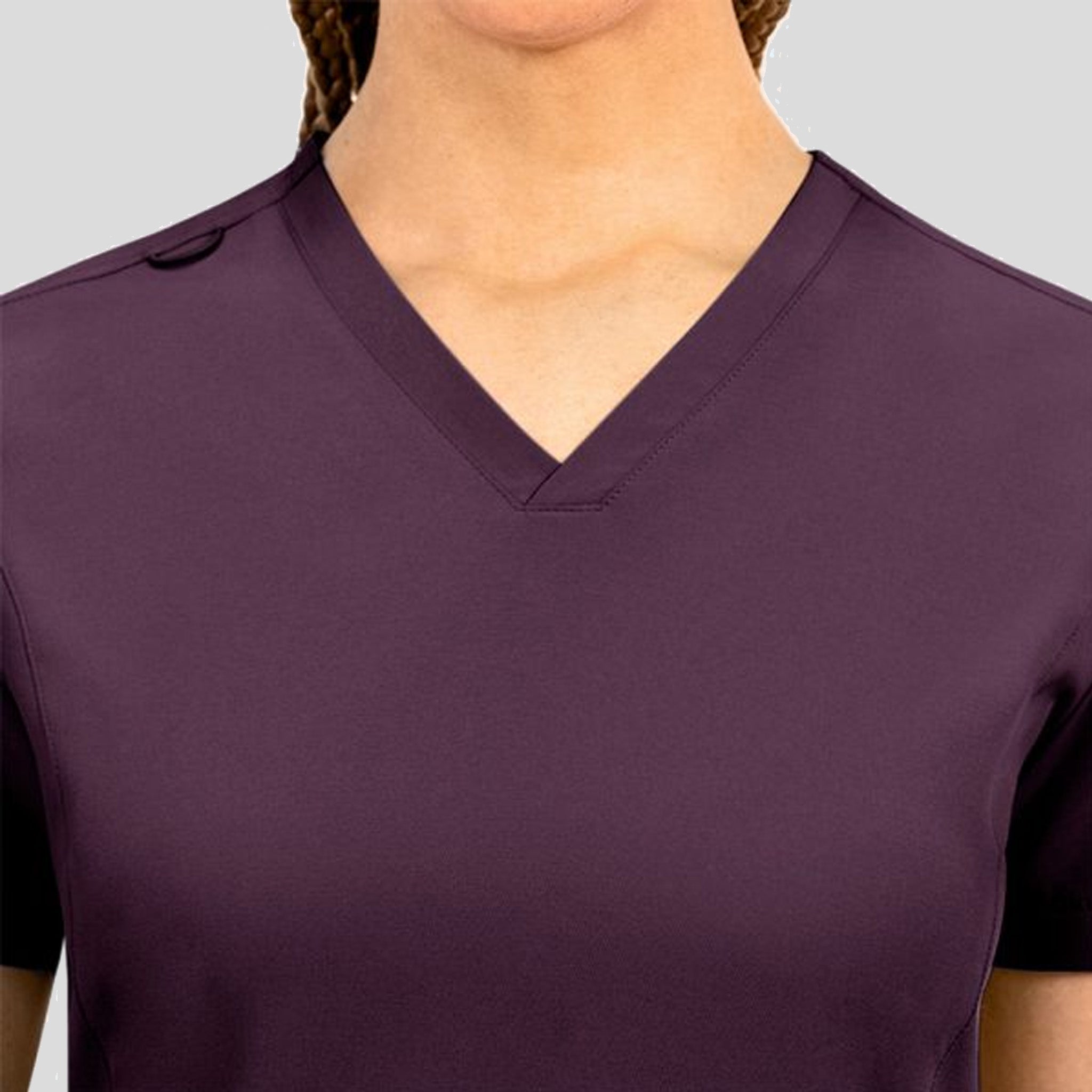 Women's V-Neck Top | Raisin