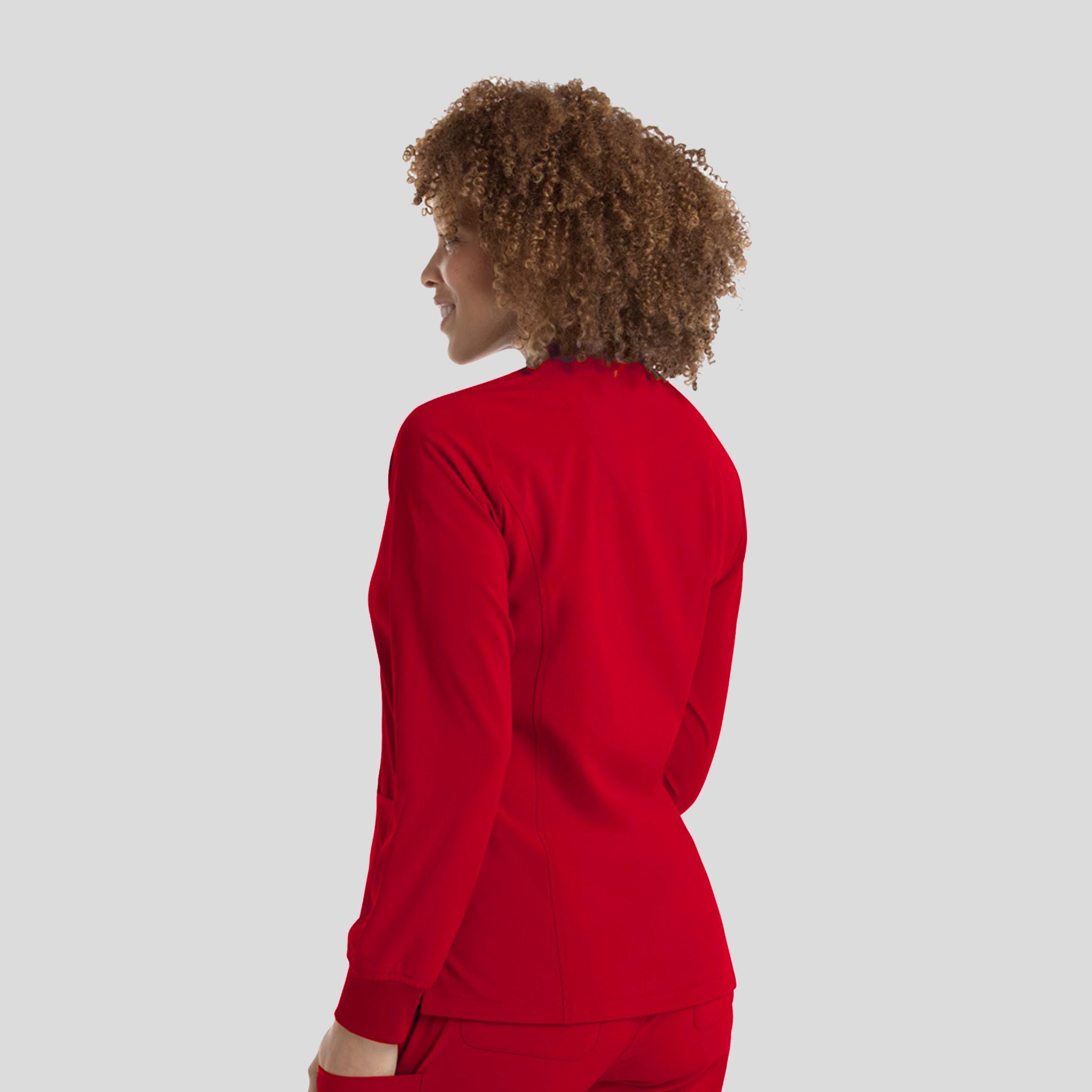 Womenβs Zip Jacket | Red