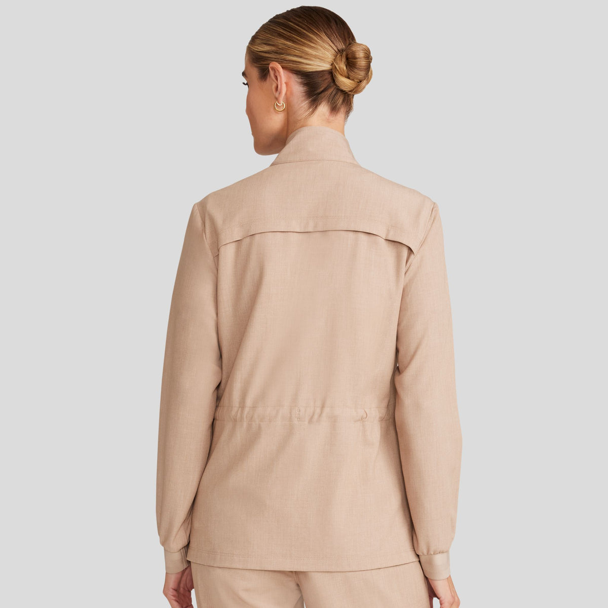Women's Brooks Utility Scrub Jacket | Desert Taupe