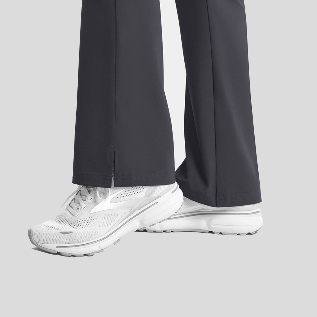 Womenβs Yoga Waistband Flare Pant | Pewter