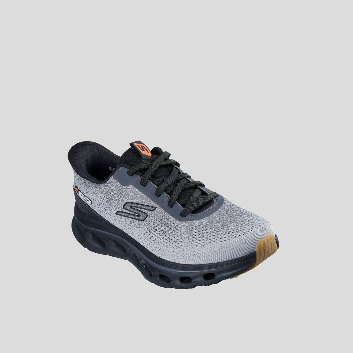 Men's Skechers Slip-ins: GO WALK Glide-Step 2.0 - Maser | Grey/Black