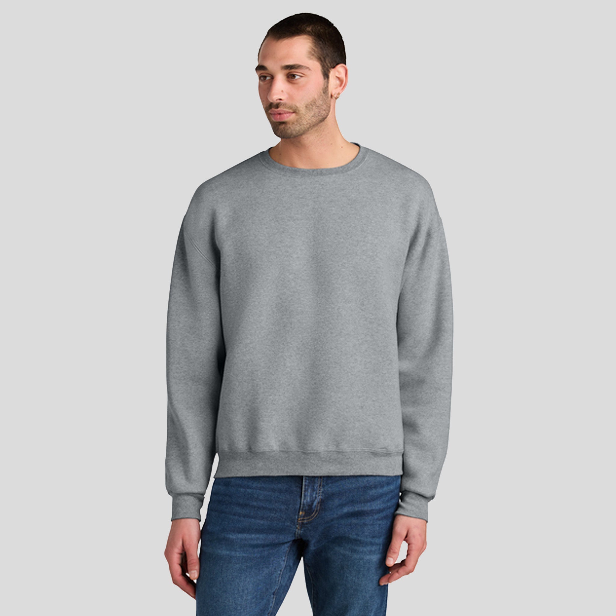 Ruggedâ„¢ Unisex Crewneck Sweatshirt | Athletic Heather