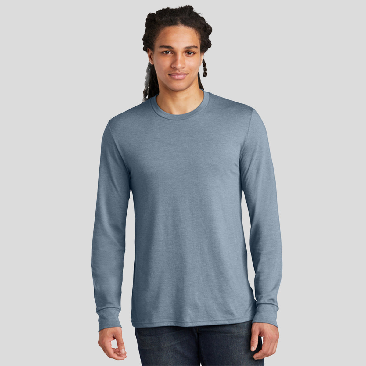 Perfect Triยฎ Long Sleeve Tee | Flint Blue Heather