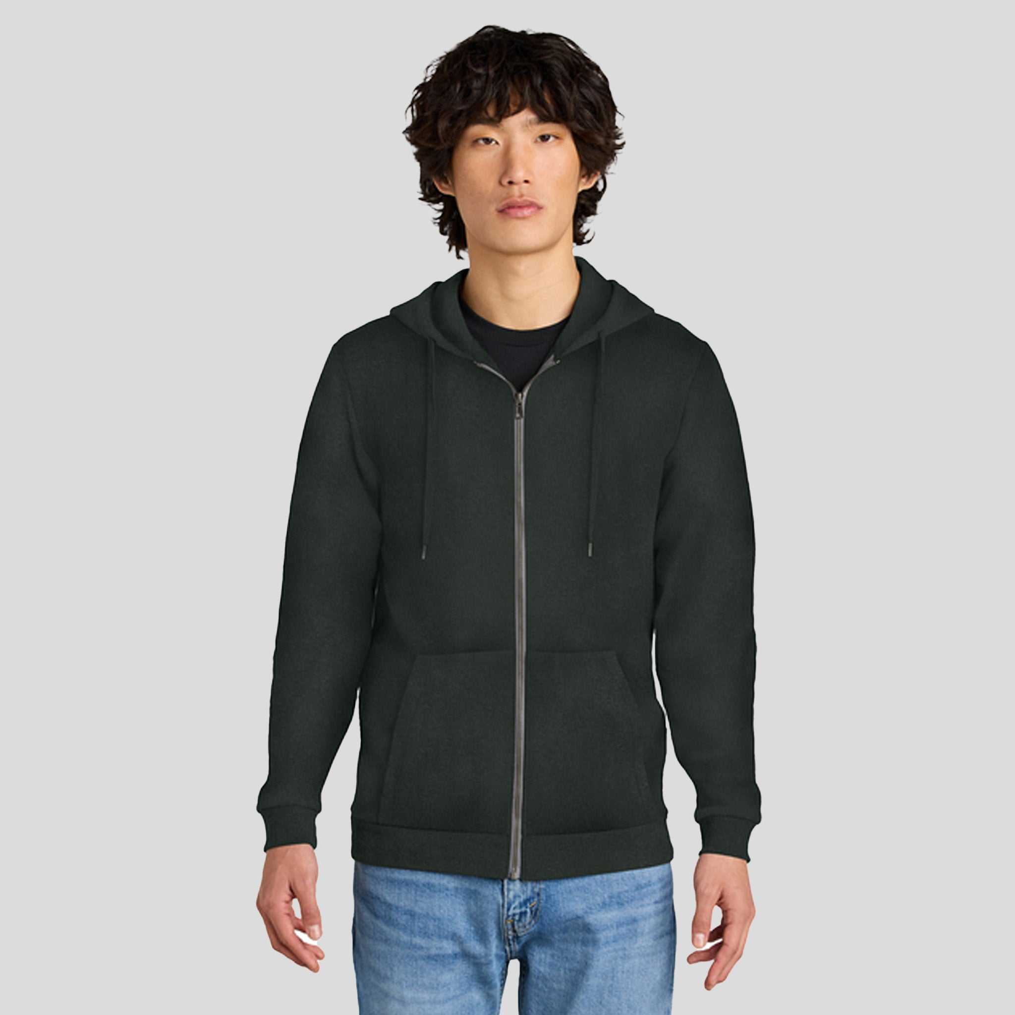Perfect Triยฎ Fleece Full-Zip Hoodie | Deepest Grey