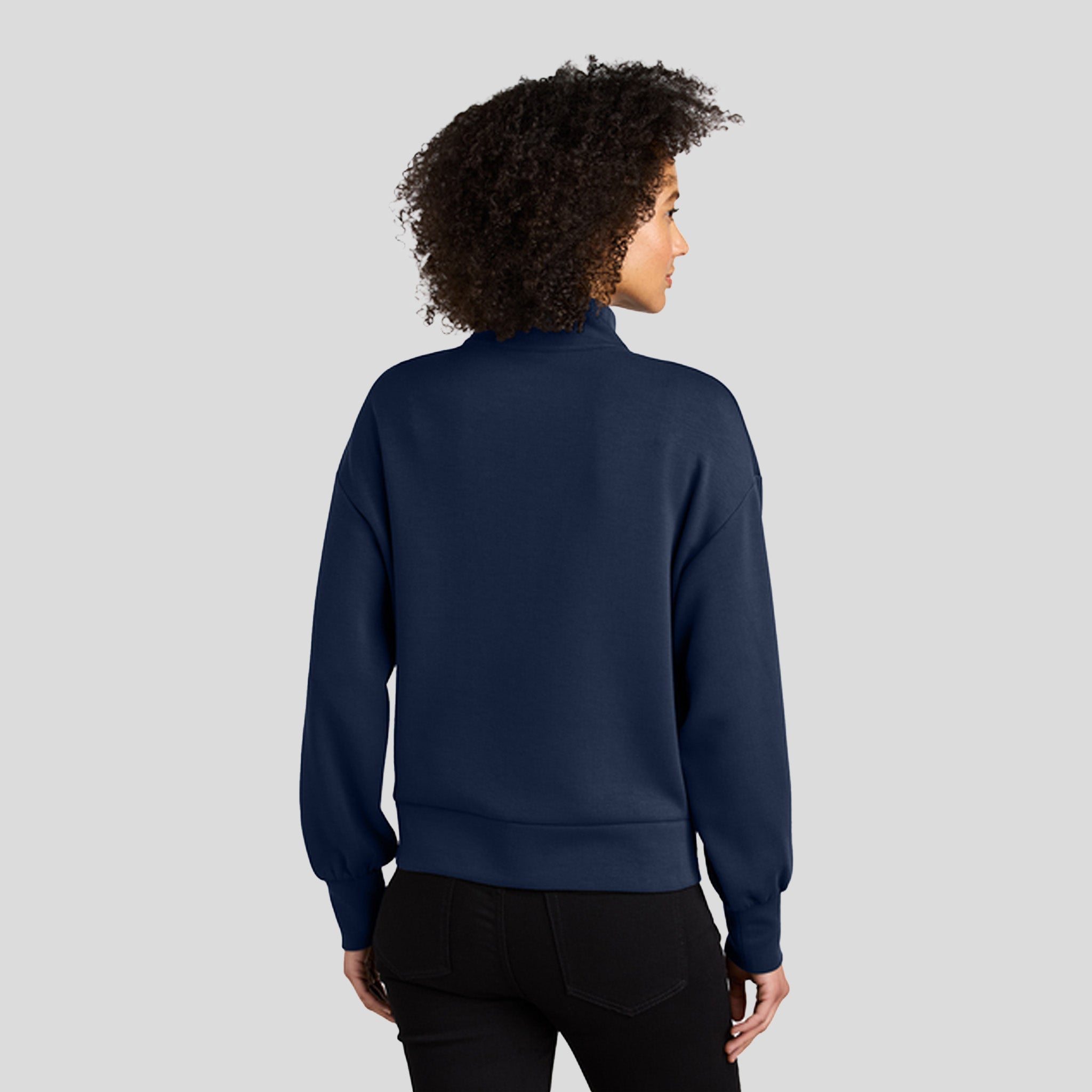 Womenβs Transcend 1/4-Zip | River Blue Navy