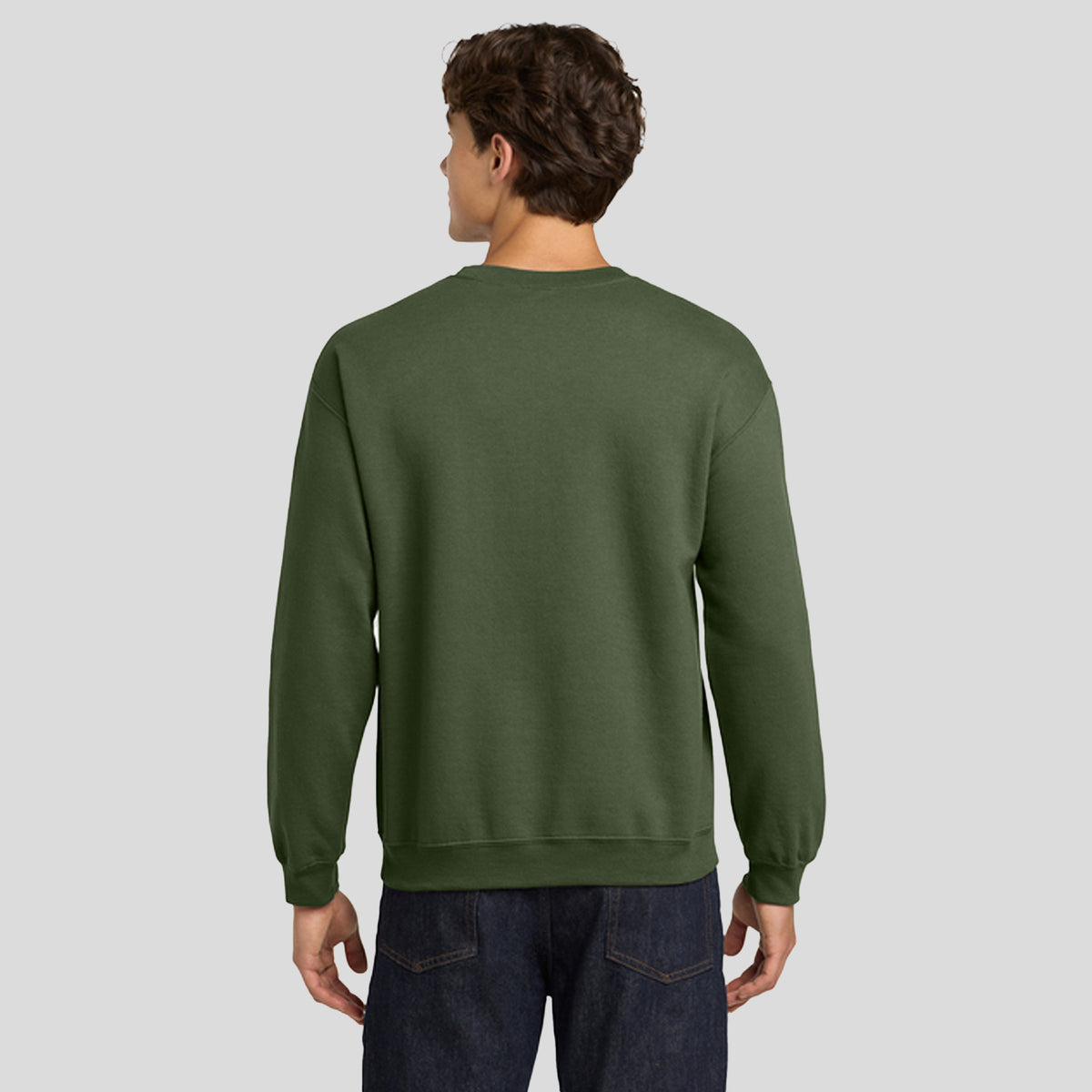 Heavy Blendβ’ Crewneck Sweatshirt | Military Green