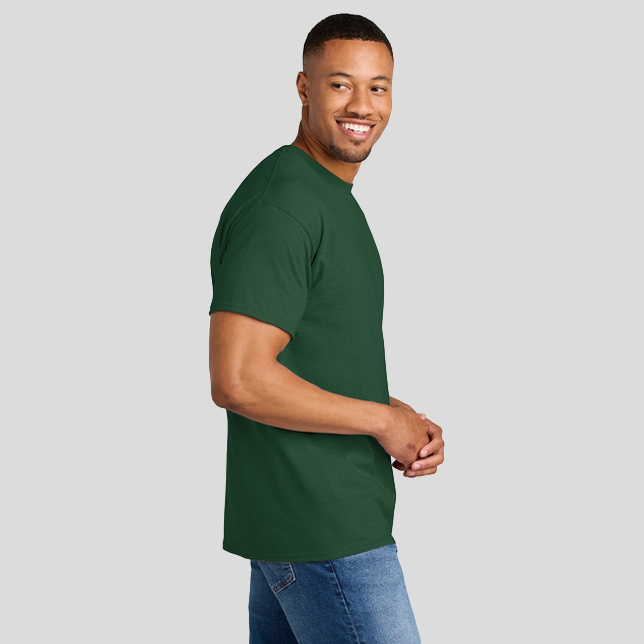 Gildanยฎ DryBlendยฎ 50 Cotton/50 Poly T-Shirt | Dark Green
