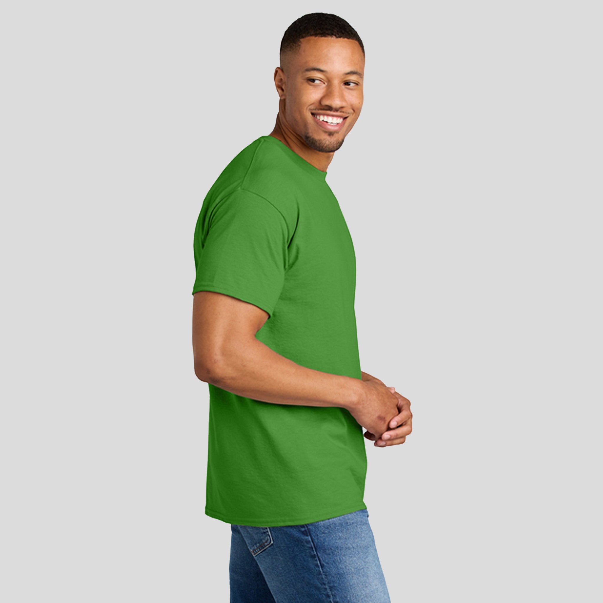 Gildanยฎ DryBlendยฎ 50 Cotton/50 Poly T-Shirt | Electric Green