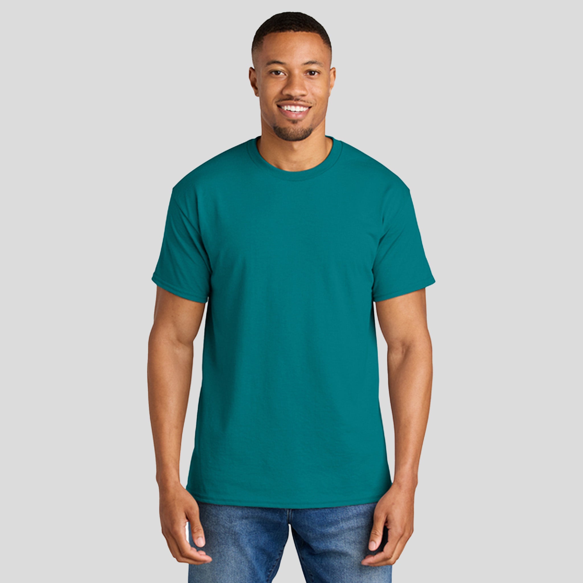 Gildanยฎ DryBlendยฎ 50 Cotton/50 Poly T-Shirt | Jade Dome