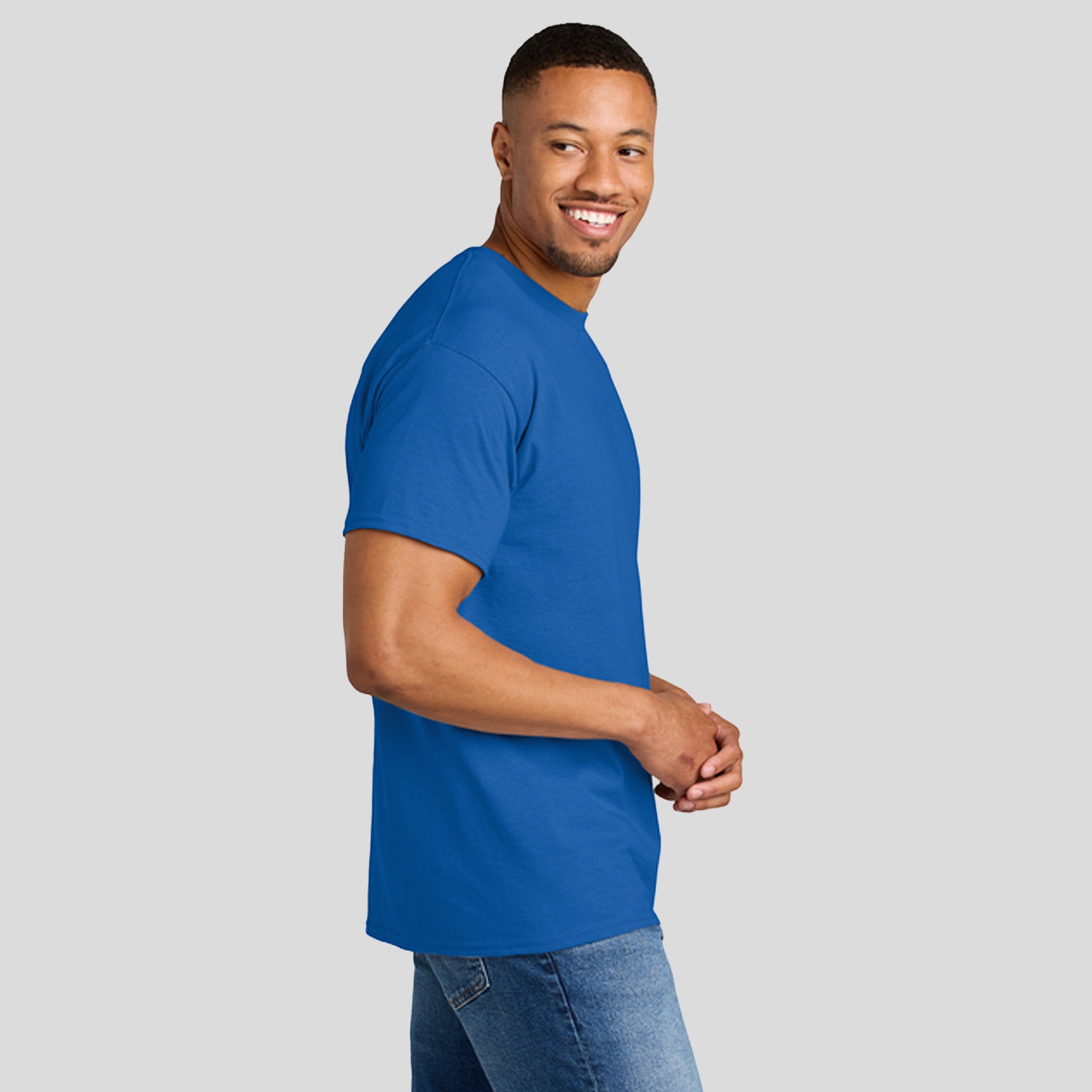 Gildanยฎ DryBlendยฎ 50 Cotton/50 Poly T-Shirt | Royal