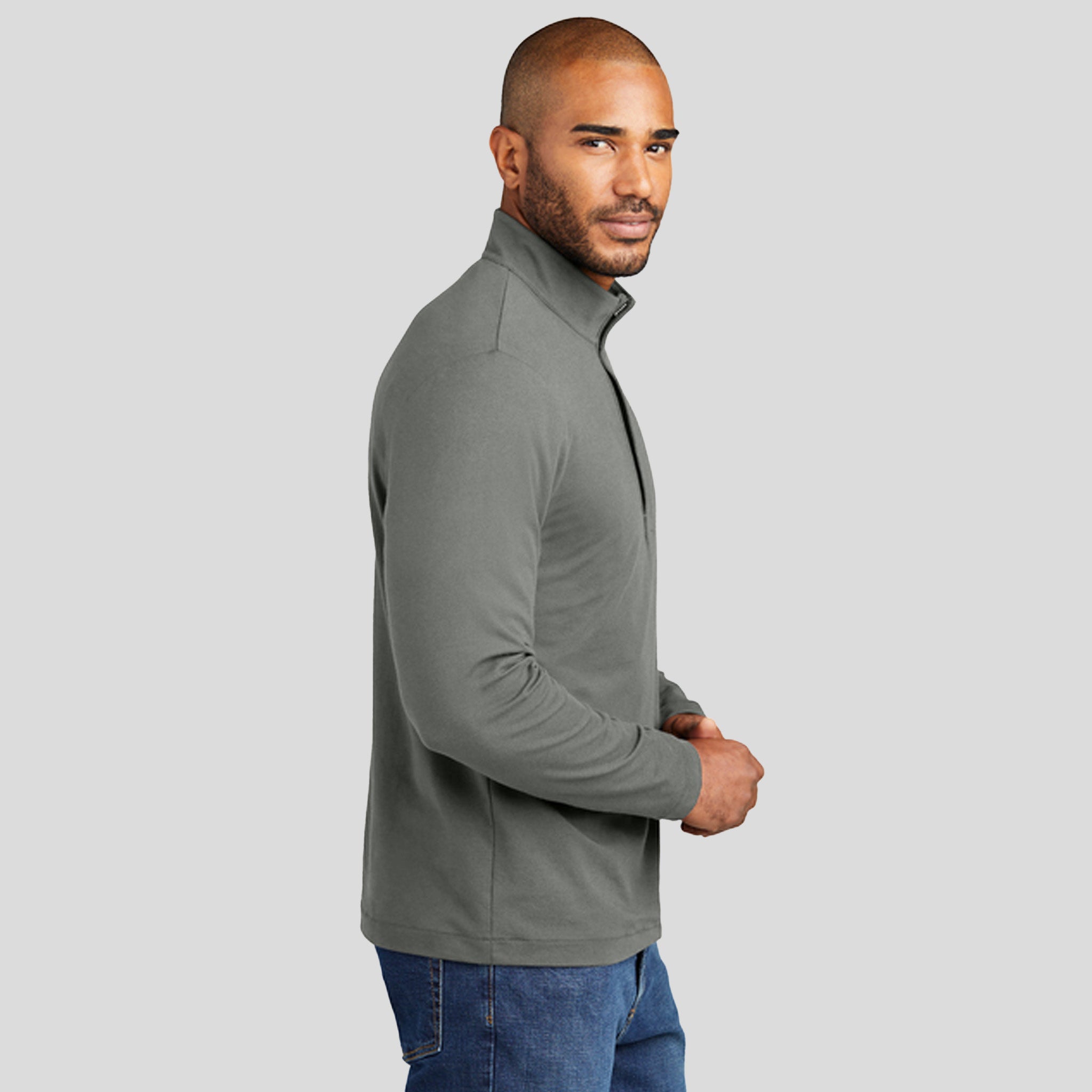 Fairway Stretch 1/4-Zip | Shadow Grey