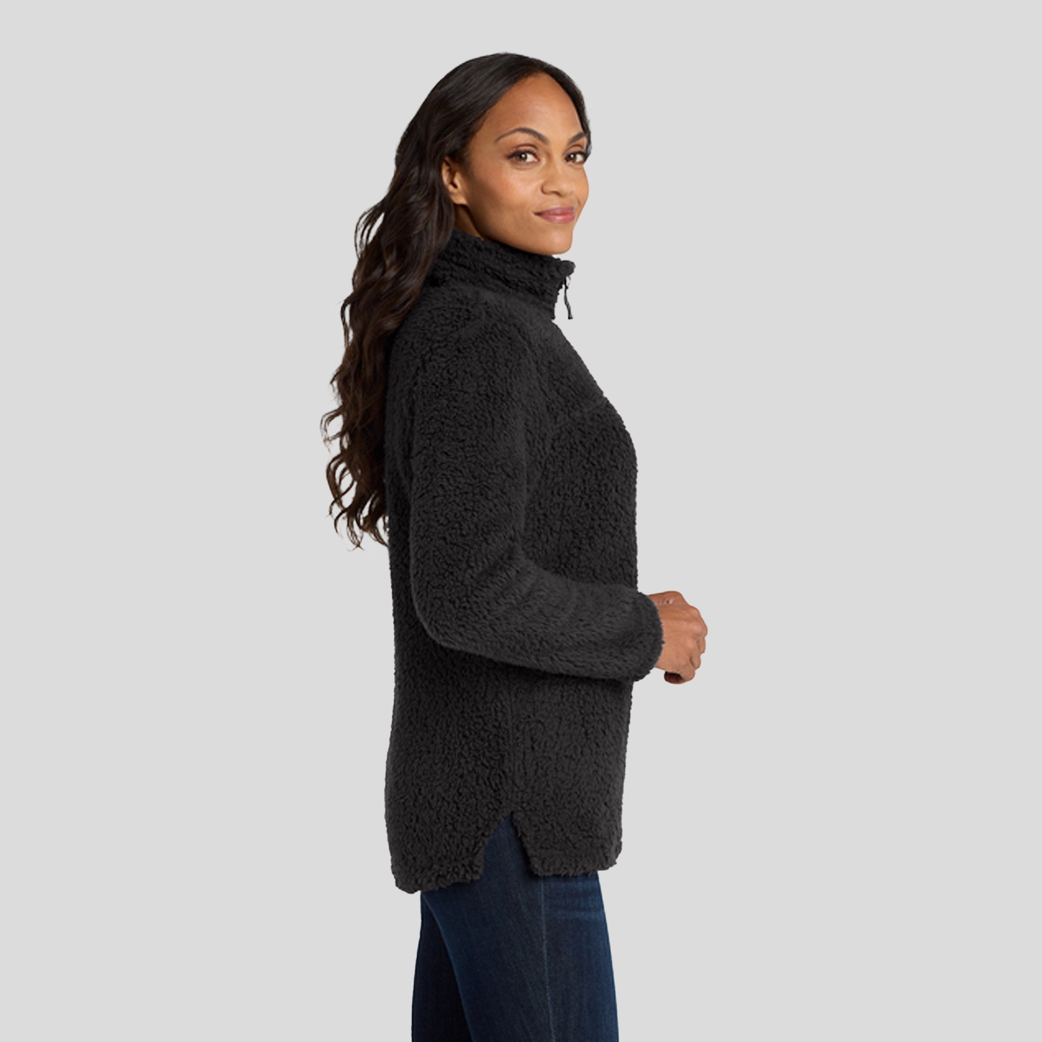 Women's Cozy 1/4-Zip Fleece | Black