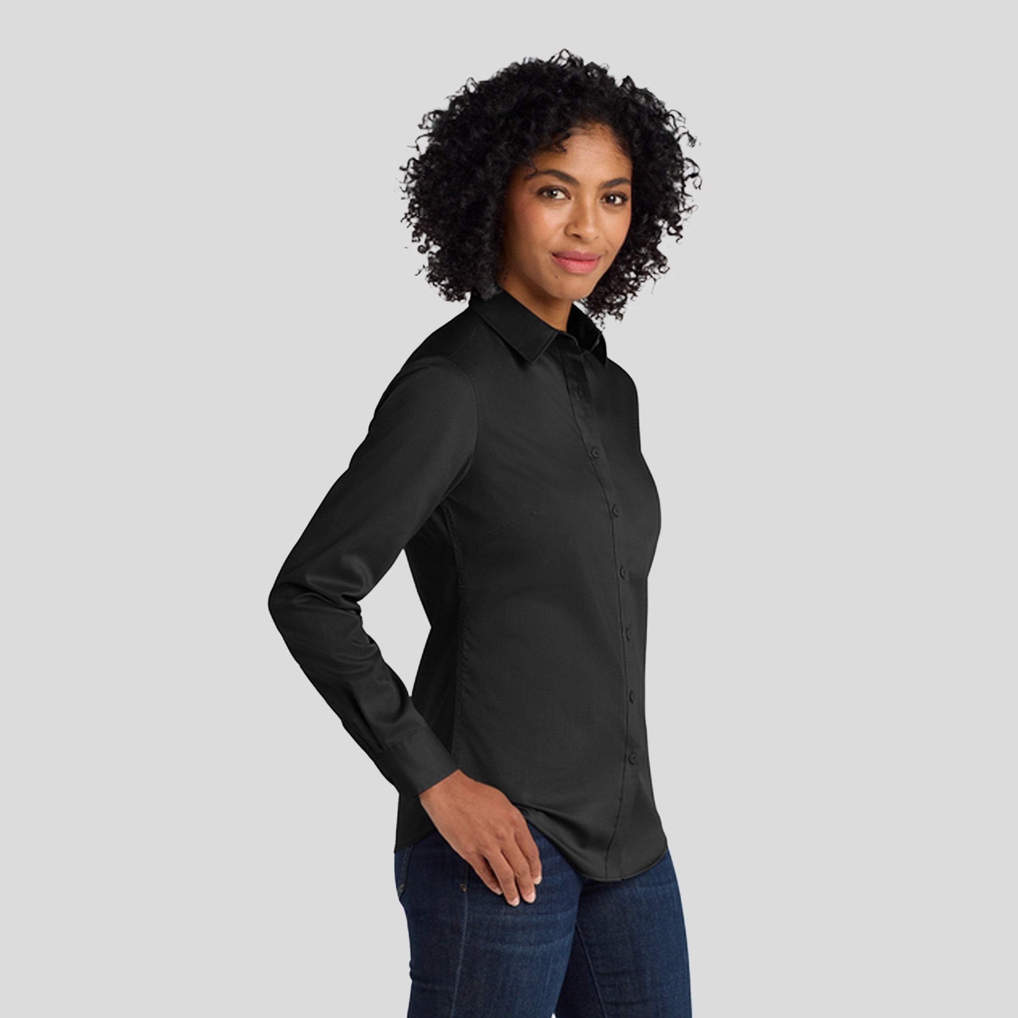 Women's SuperProβ’ Twill Shirt | Black