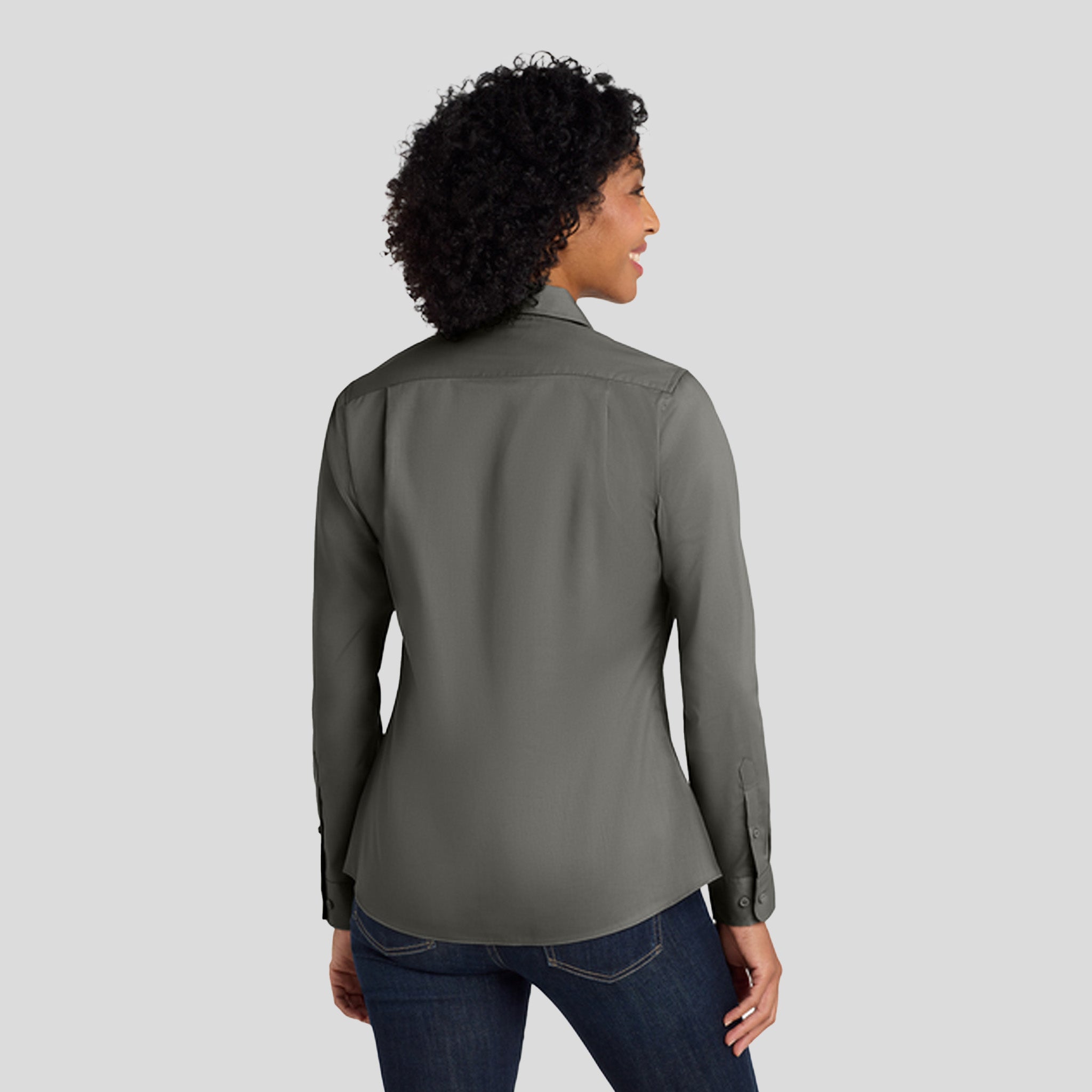 Women's SuperProβ’ Twill Shirt | Sterling Grey