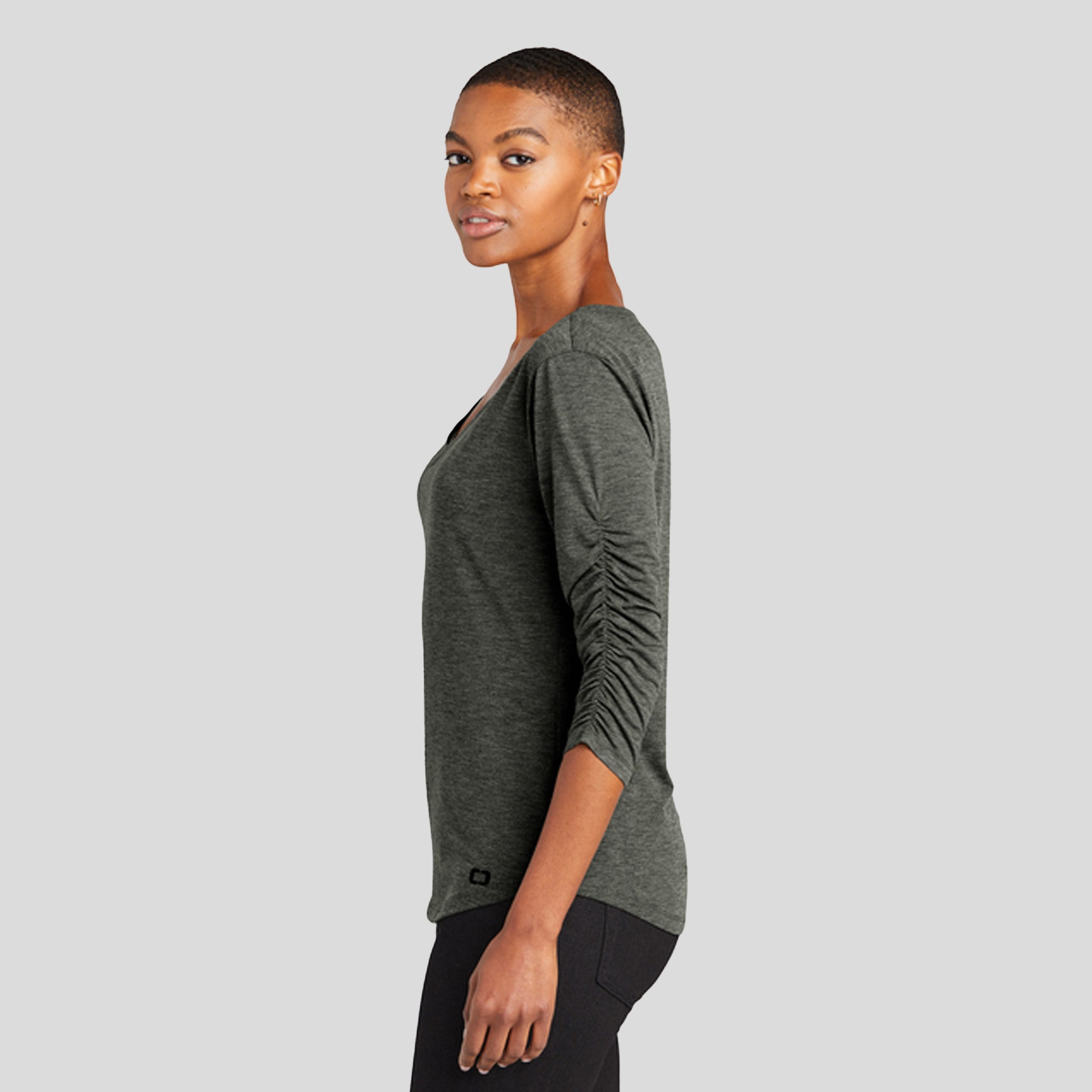 Women's Evolution V-Neck | Tarmac Grey
