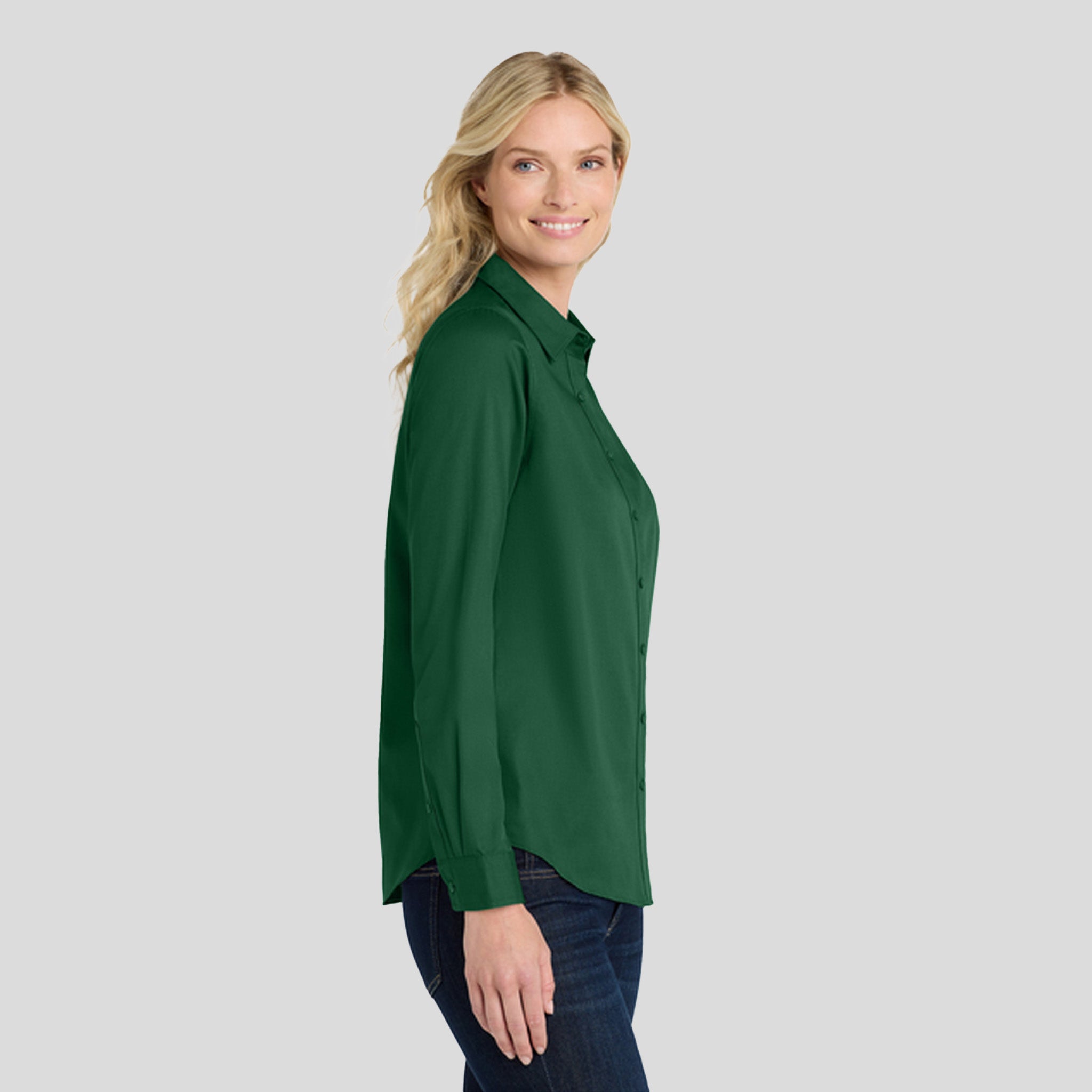 Women's Long Sleeve SuperPro React β’ | Dark Green