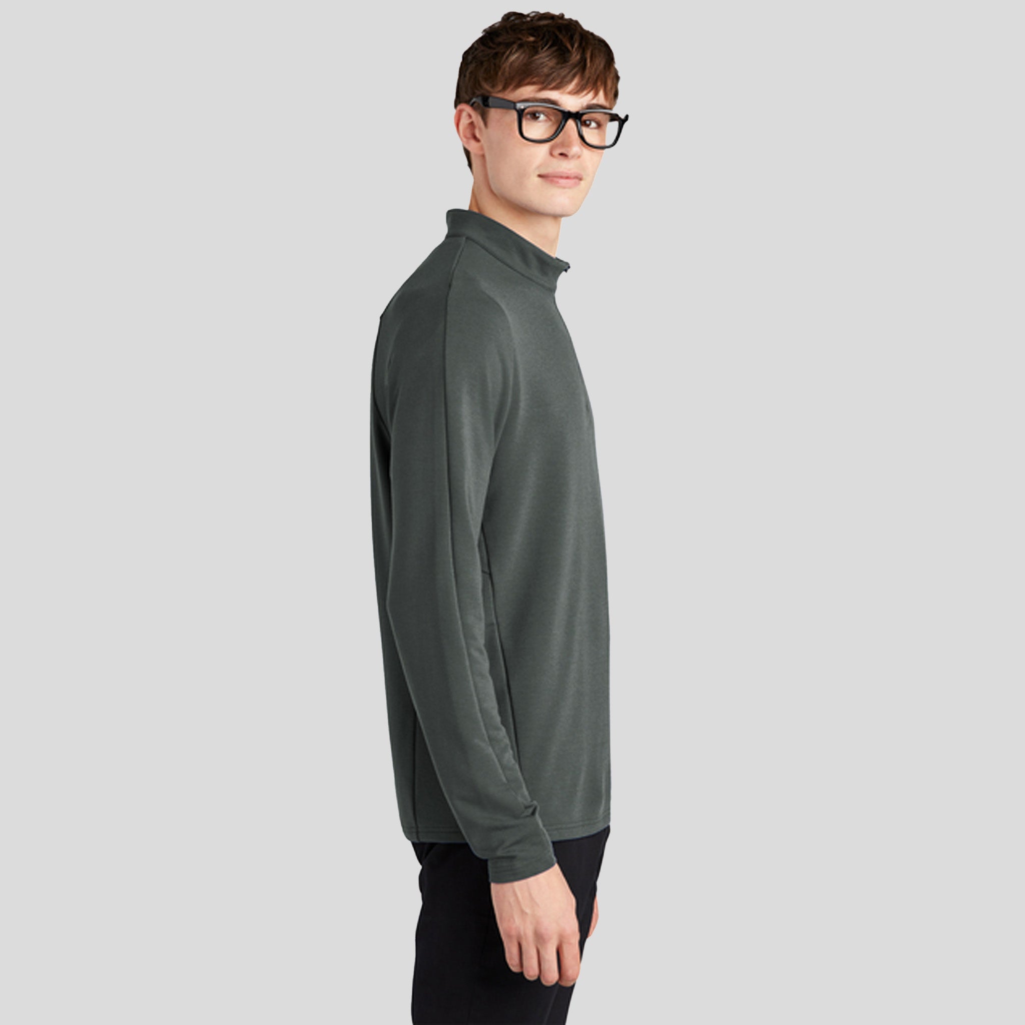 Stretch 1/4-Zip Pullover | Anchor Grey