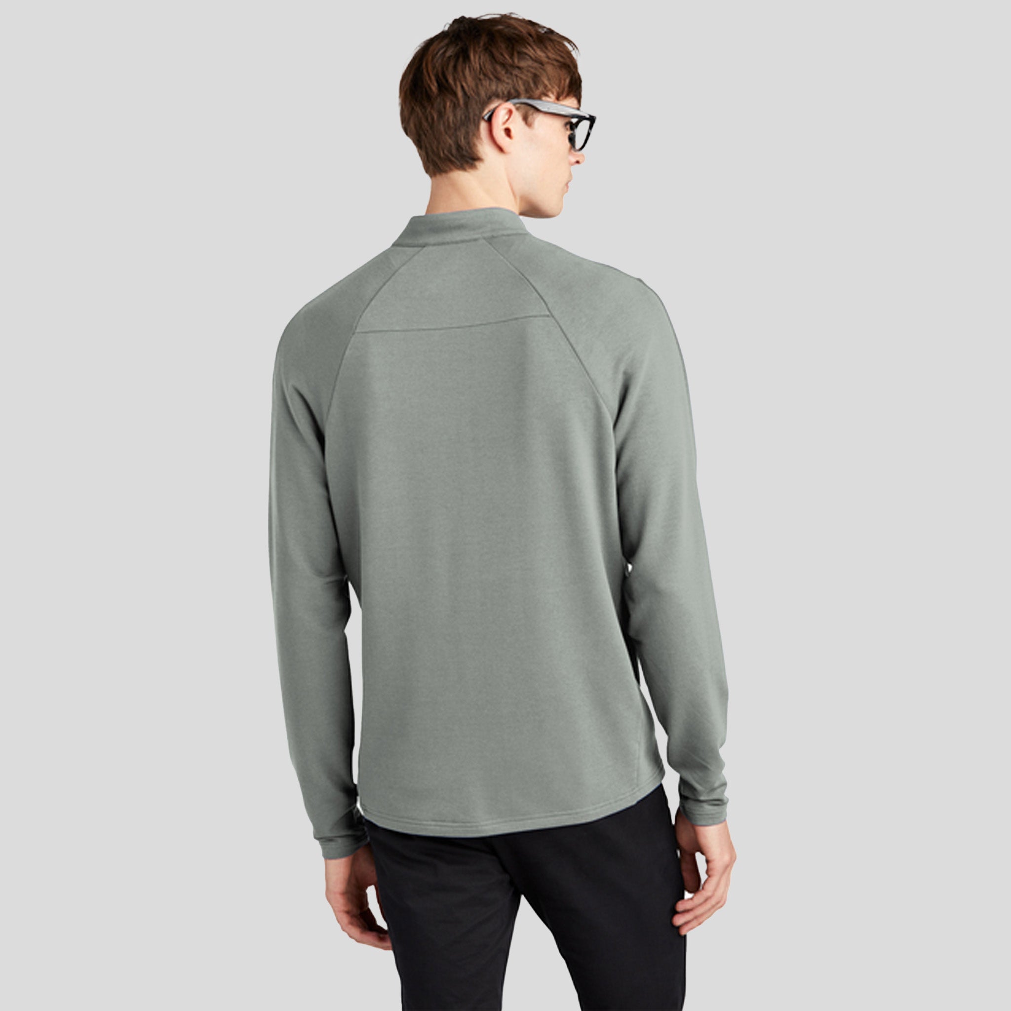 Stretch 1/4-Zip Pullover | Gusty Grey