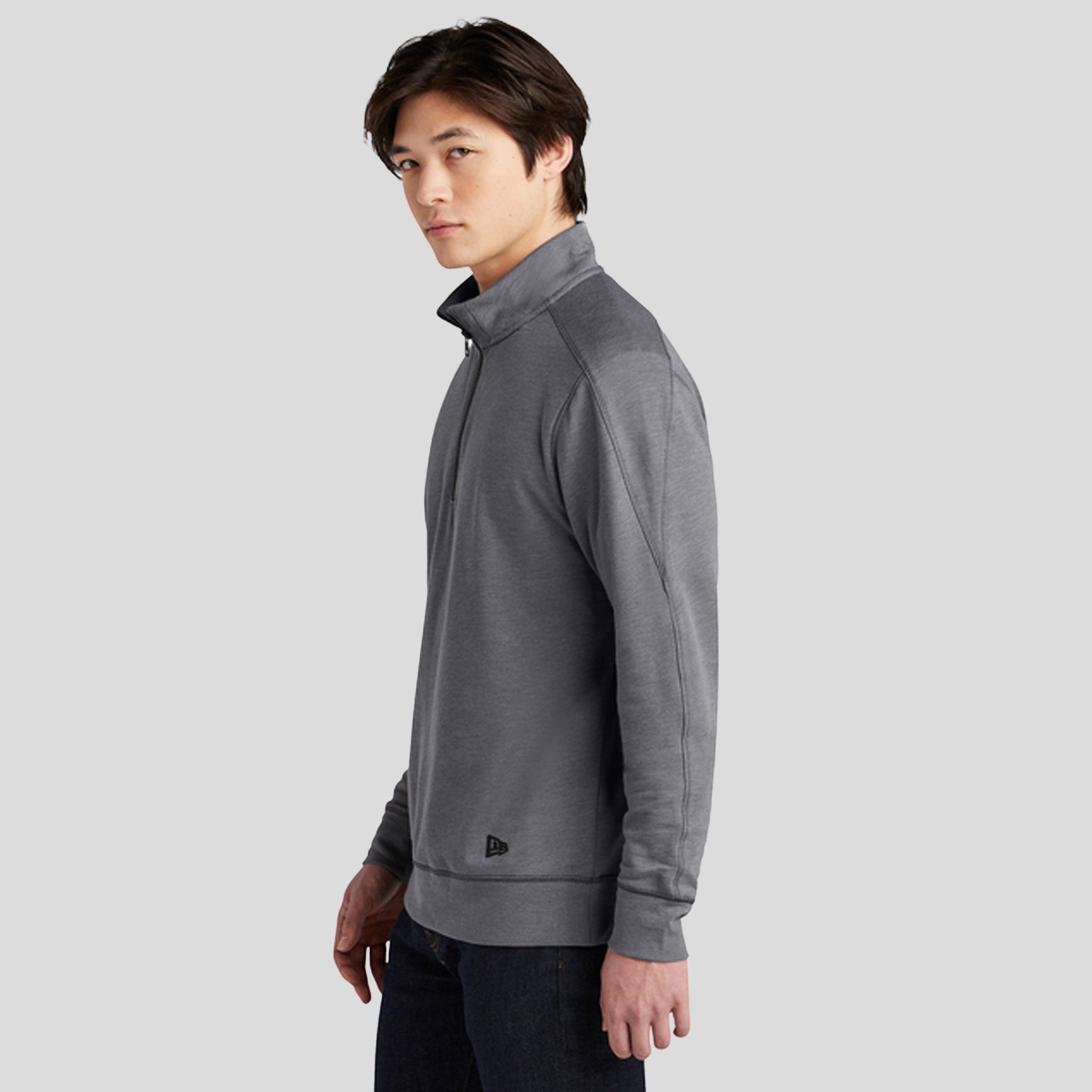 Tri-Blend Fleece 1/4-Zip Pullover | Shadow Grey Heather