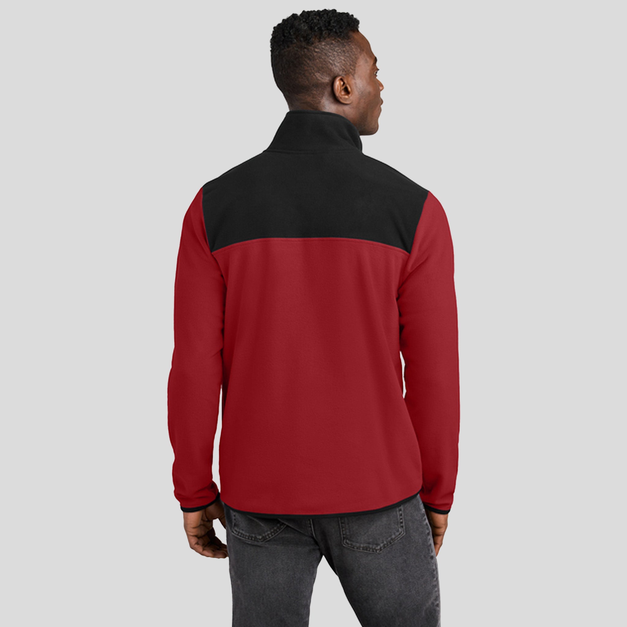 Glacier 1/4-Zip Fleece | Rage Red/TNF Black