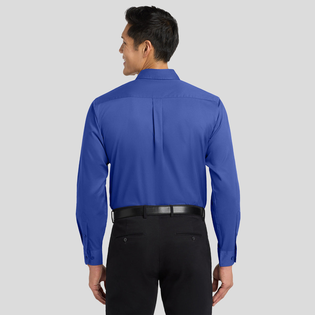 Long Sleeve Easy Care Shirt | Royal/Classic Navy