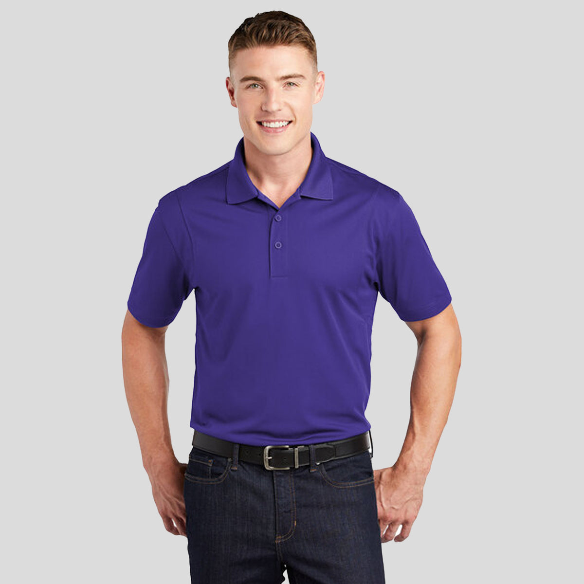 Micropique Sport-Wickยฎ Polo | Purple
