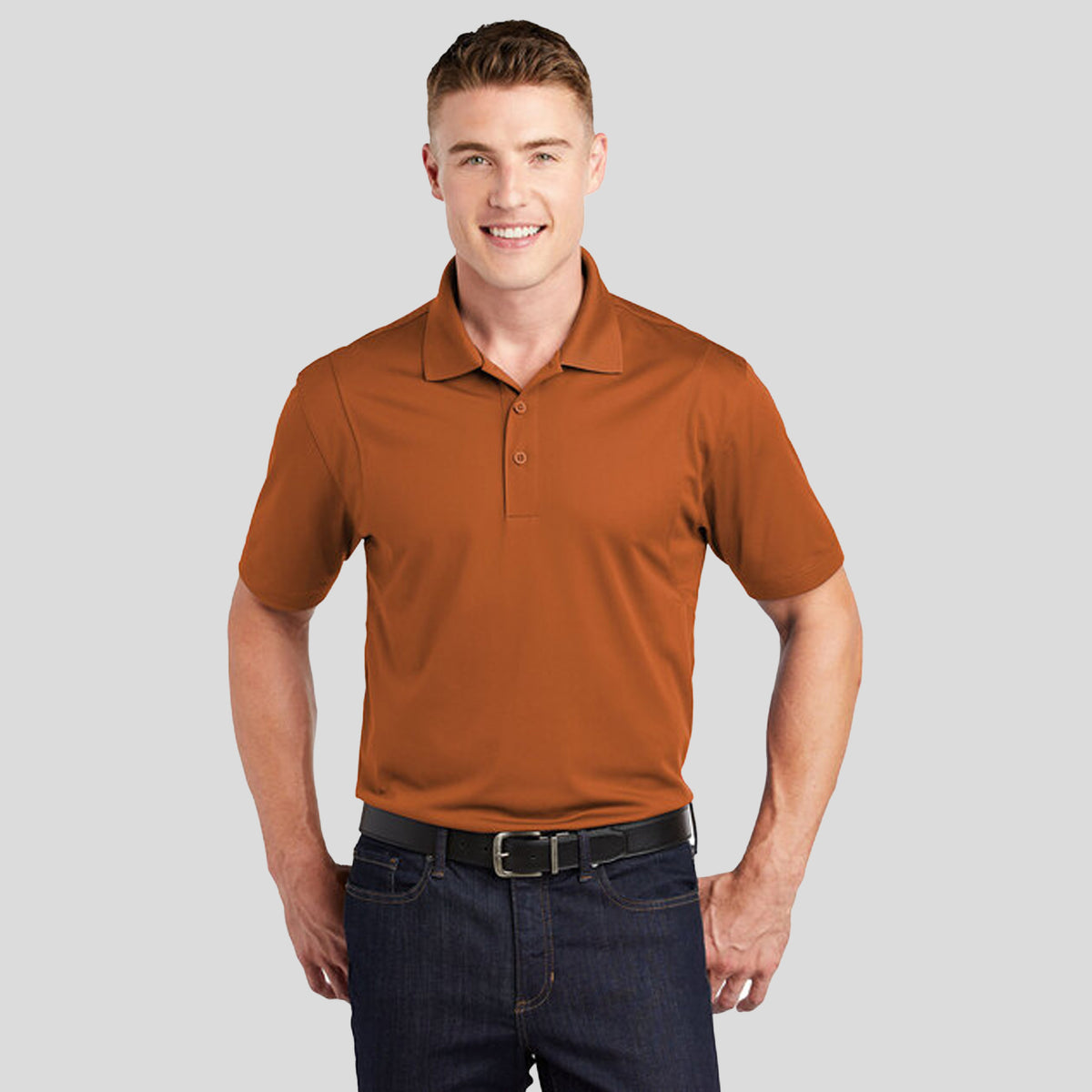 Micropique Sport-Wickยฎ Polo | Texas Orange