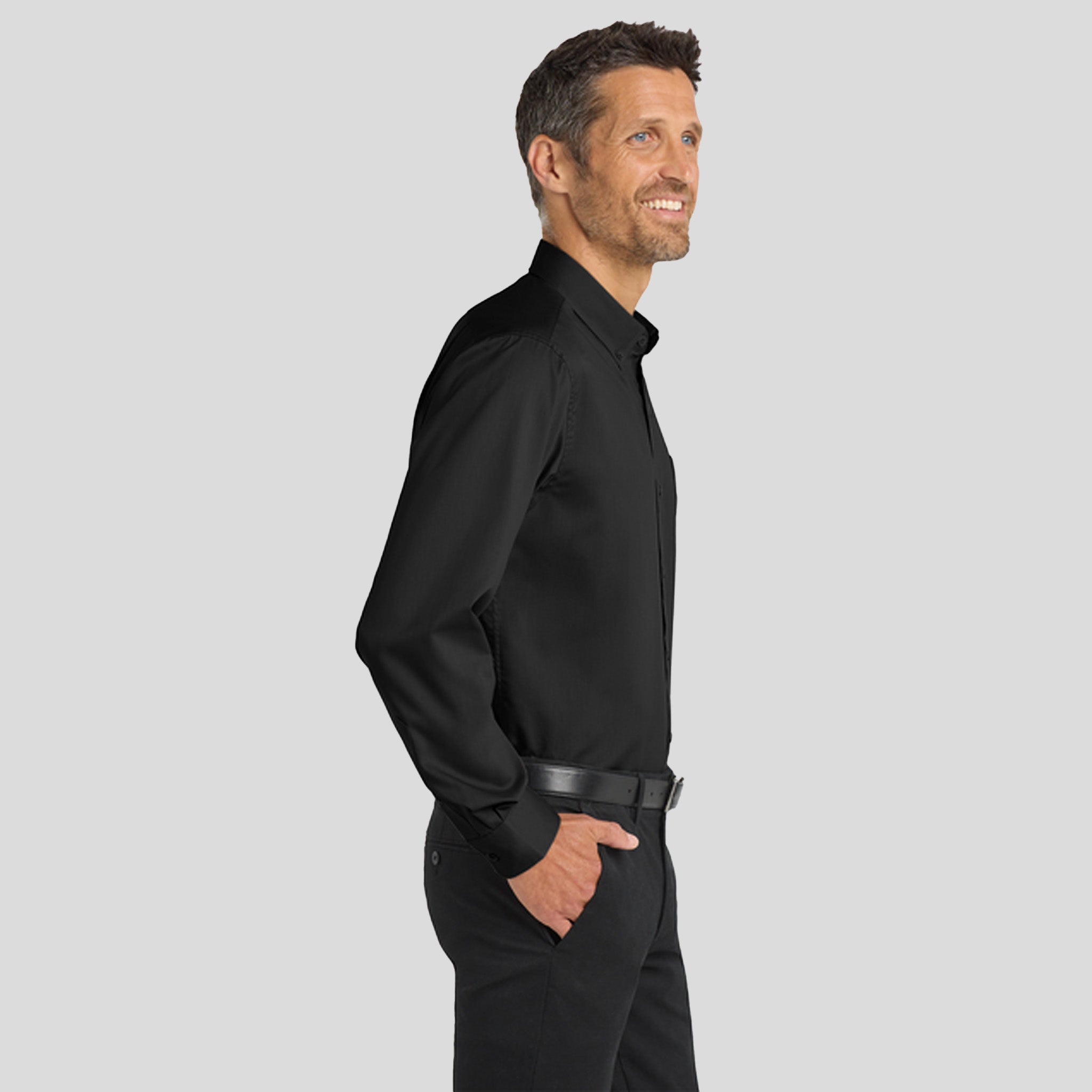 Tall SuperPro™ Twill Shirt | Black
