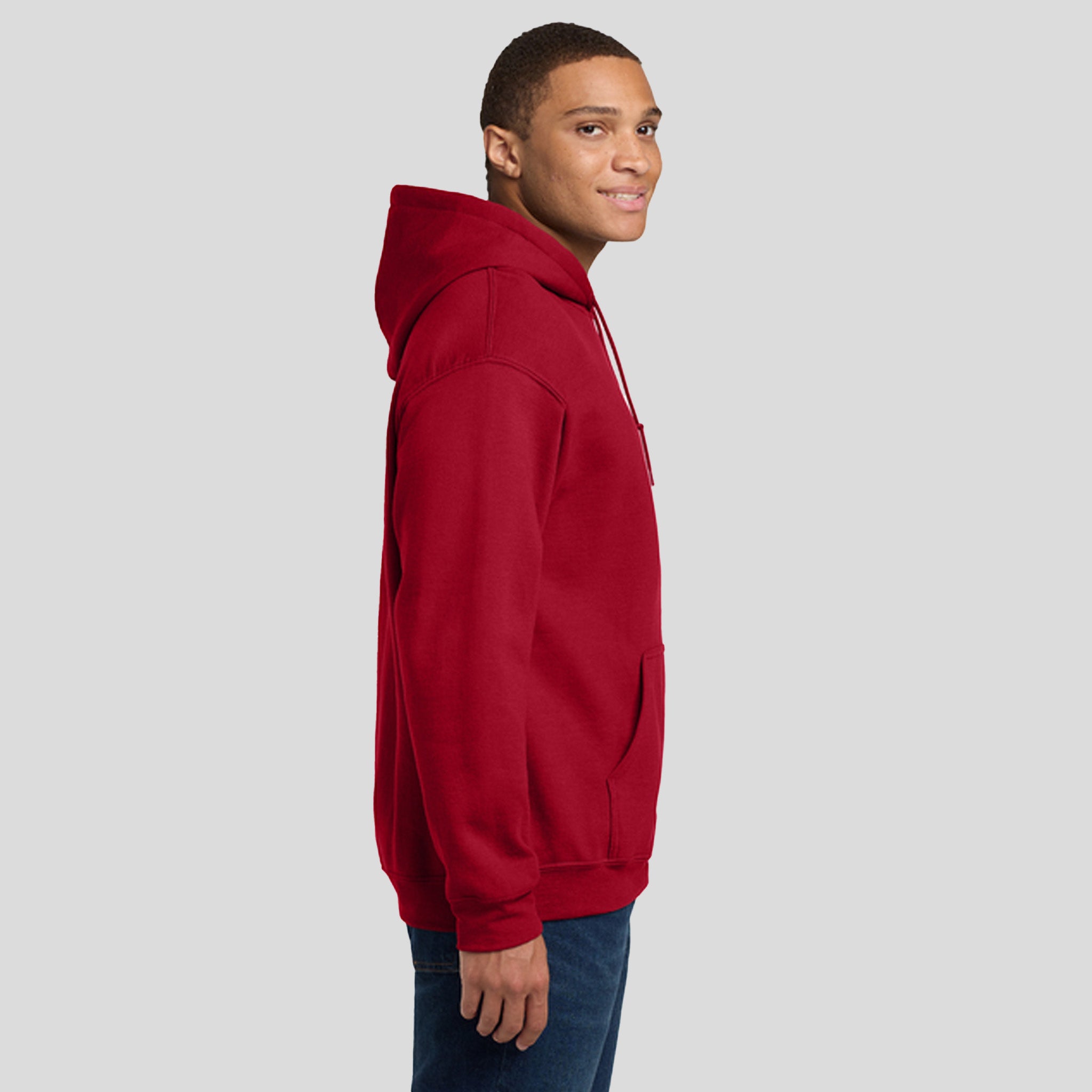 Heavy Blendβ’ Hooded Sweatshirt | Cherry Red