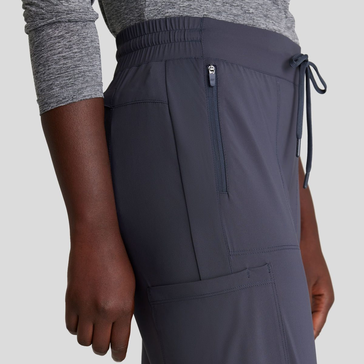 Pace 5-Pocket Ribbed Cuff Jogger | Pewter