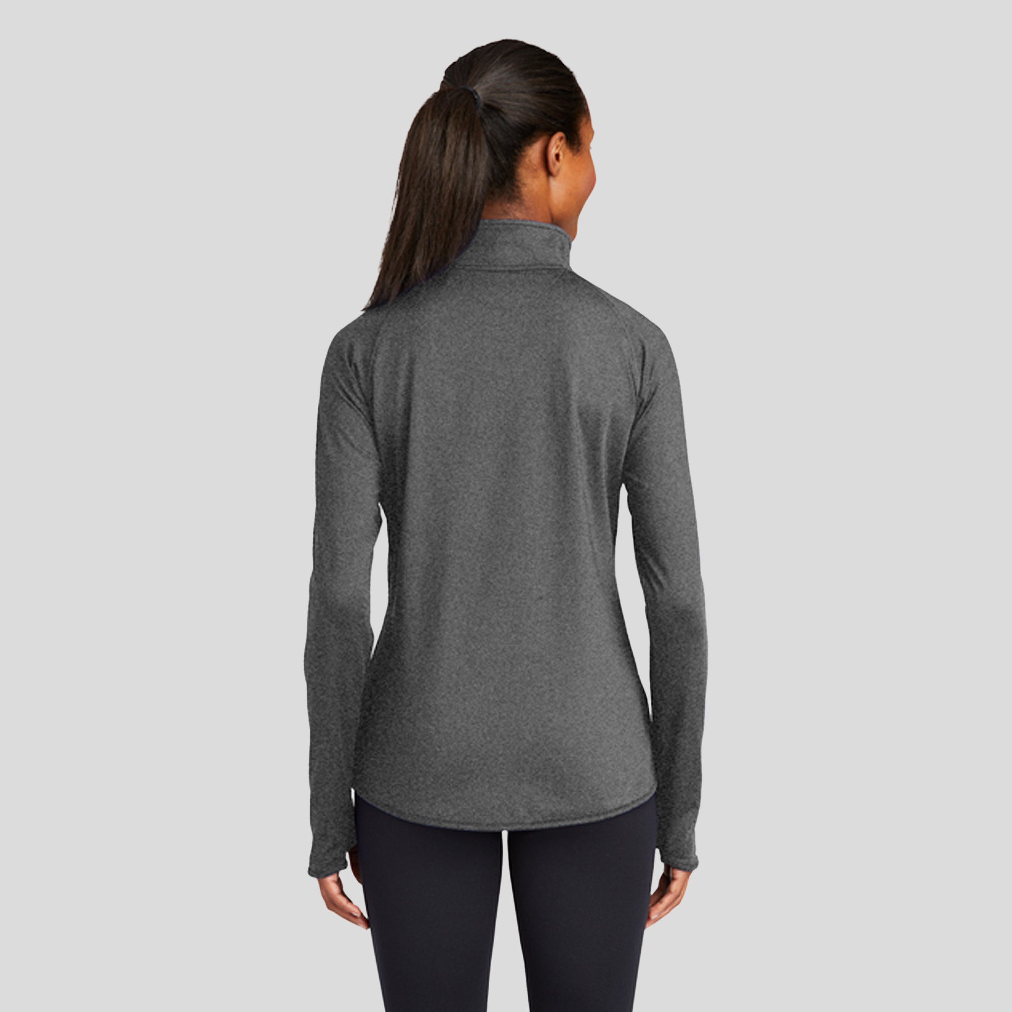 Women's Sport-Wickยฎ Stretch 1/4-Zip Pullover | Charcoal Grey Heather