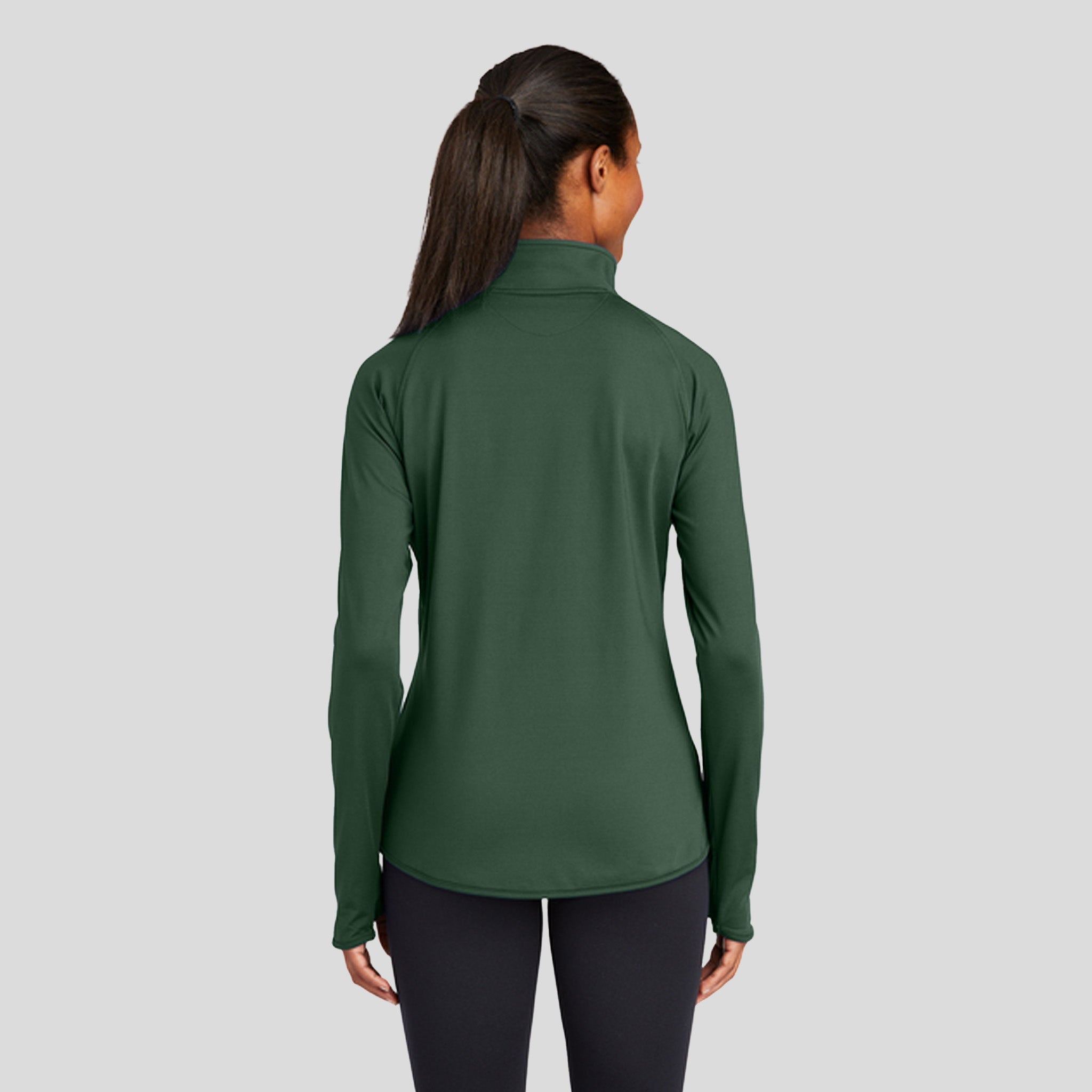 Women's Sport-Wickยฎ Stretch 1/4-Zip Pullover | Forest Green