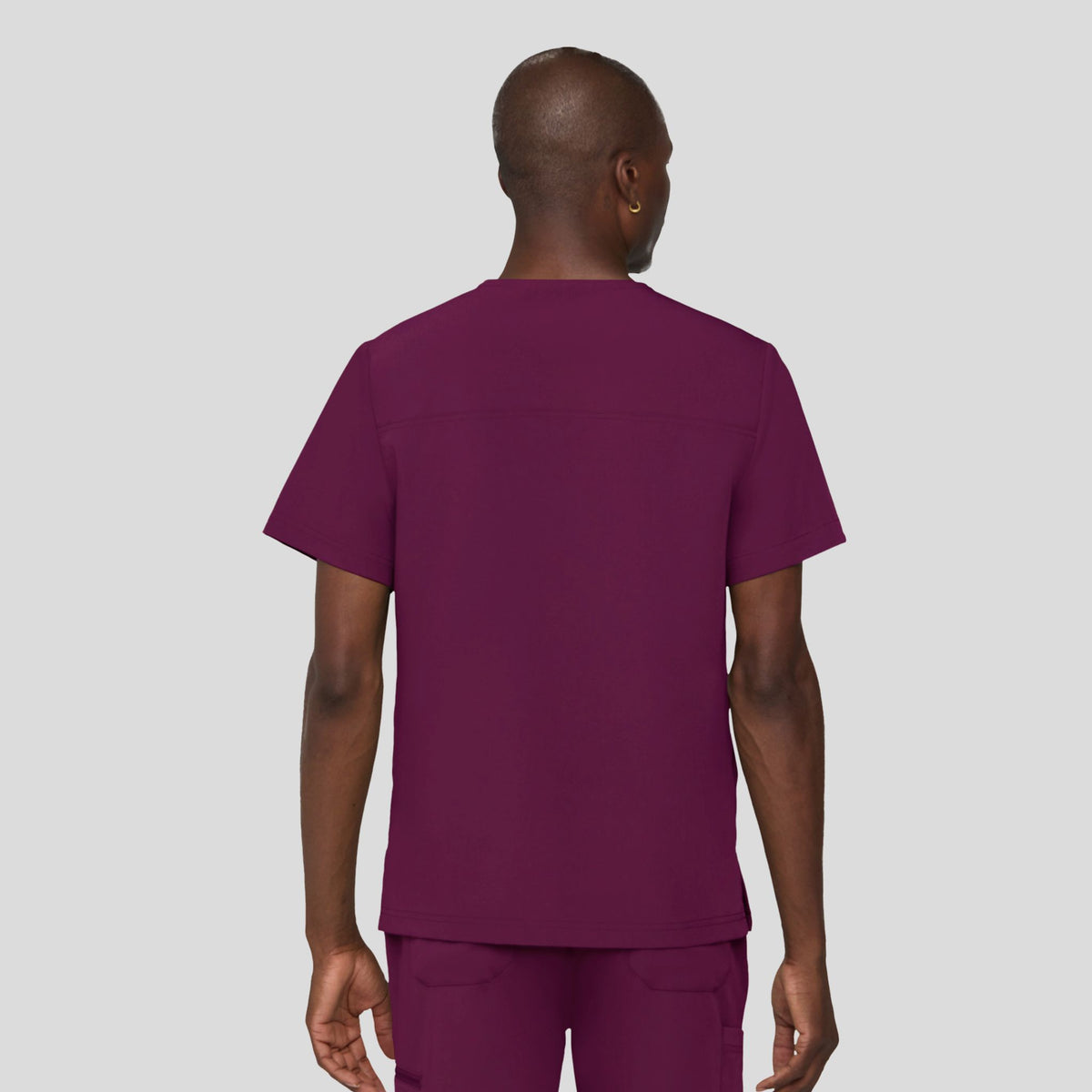 Tempo Men's 3 Pocket V-Neck Top | Wine
