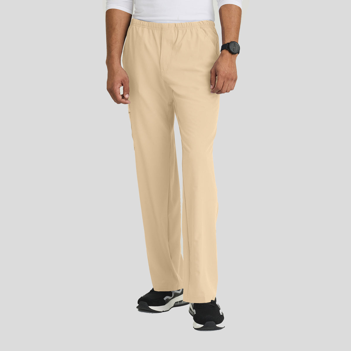 Men's Structure 4-Pockets Zip-Fly Scrub Pant | Khaki