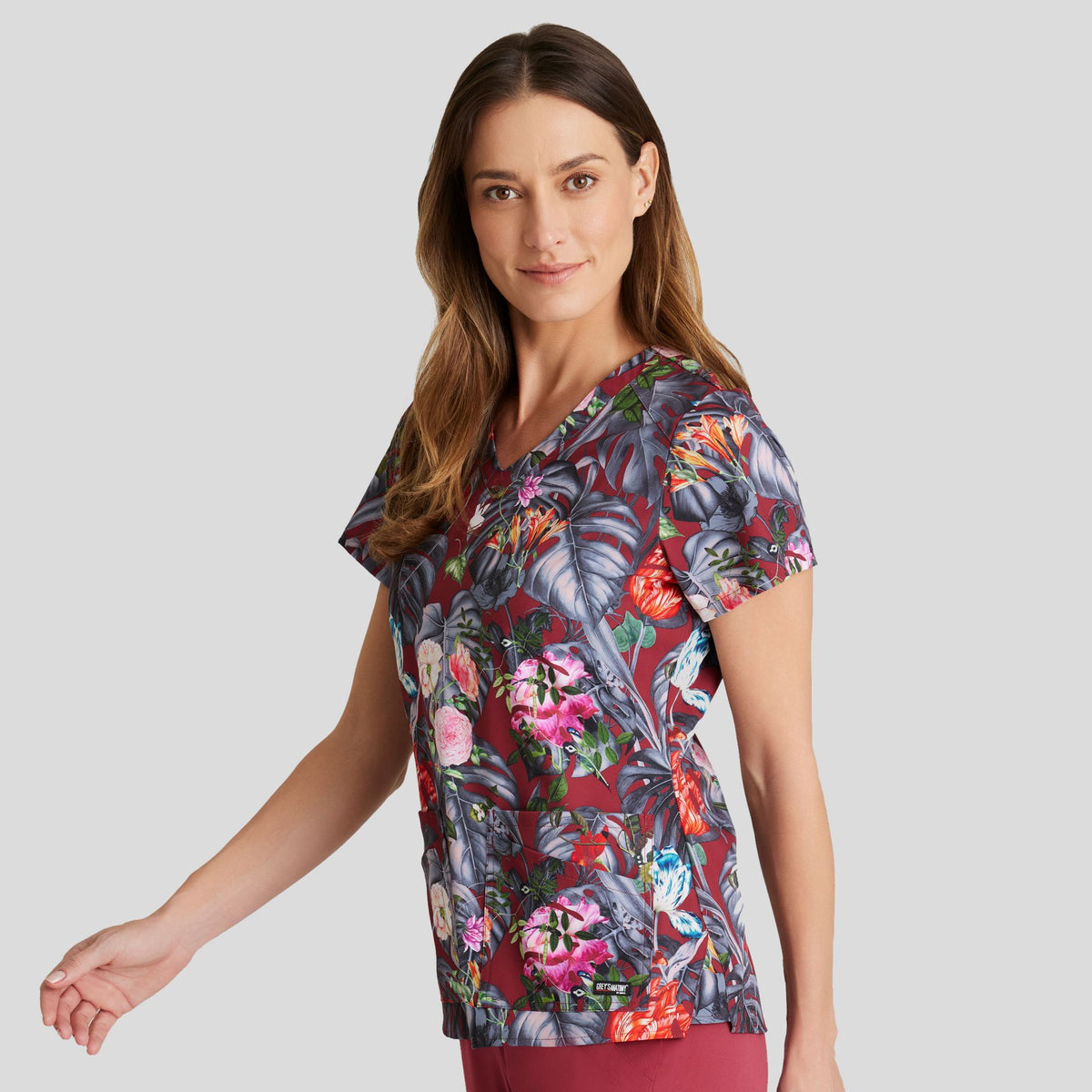 Ella Print Top | Palm Garden