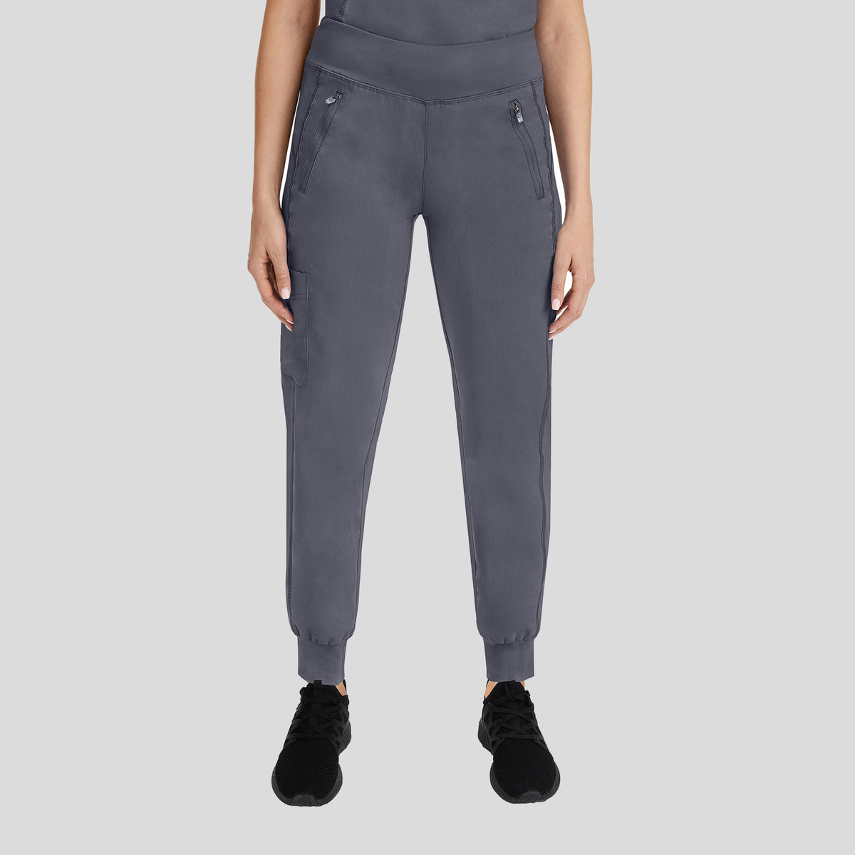 Tara Yoga Jogger Scrub Pant | Pewter