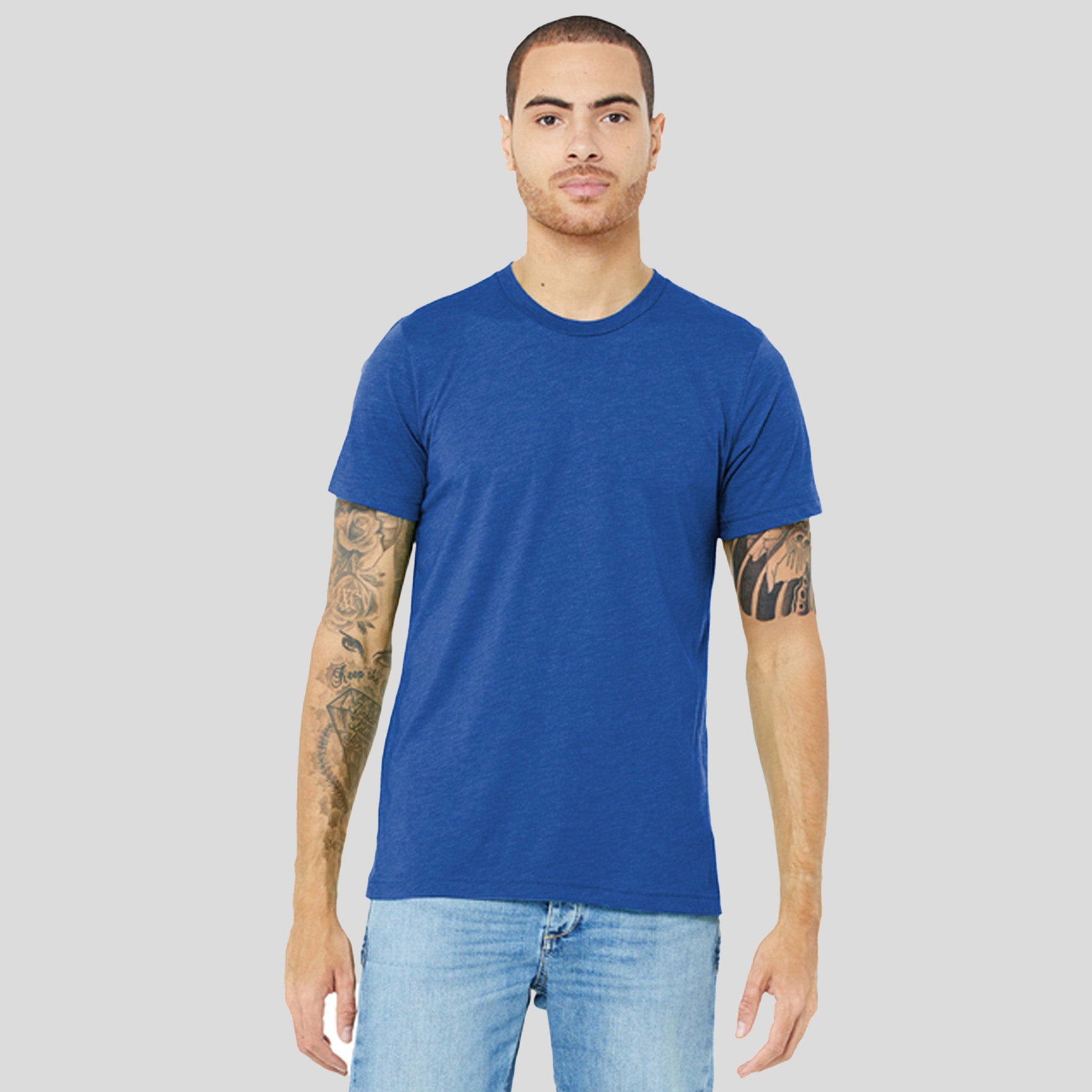 Unisex Triblend Short Sleeve Tee | True Royal Triblend