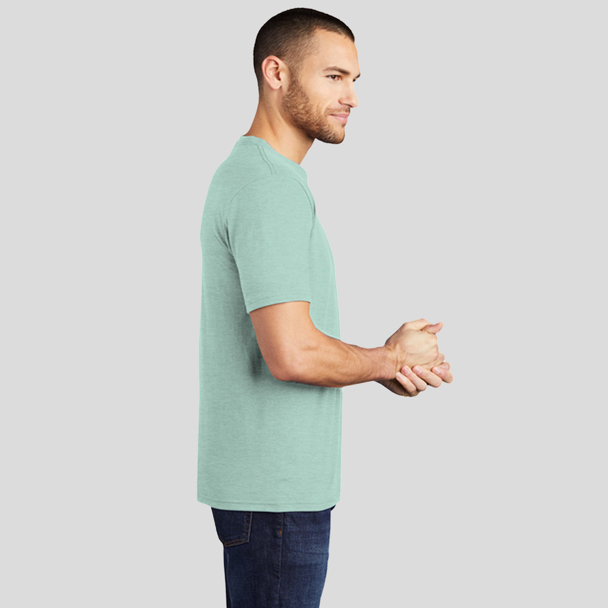Perfect Tri® Tee | Heathered Dusty Sage