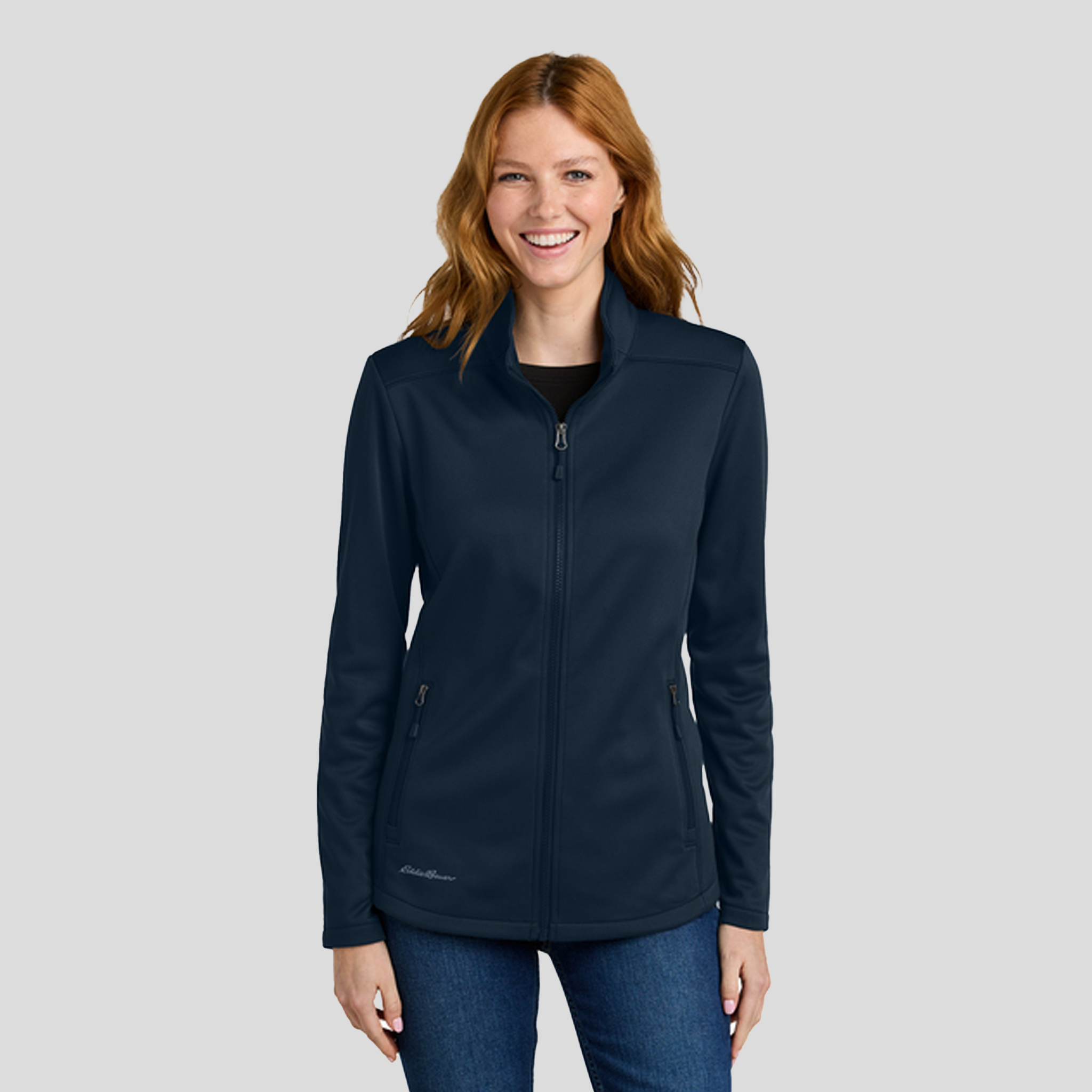 Women’s Smooth Mid Layer Fleece Full-Zip | River Blue Navy