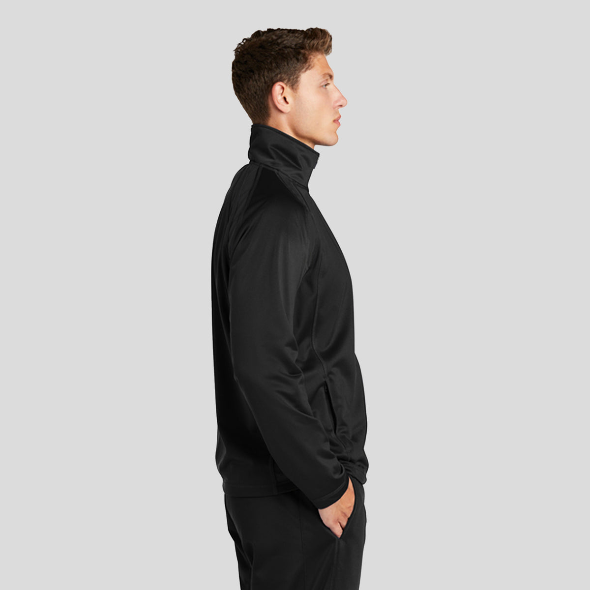 Tricot Track Jacket | Black/Black