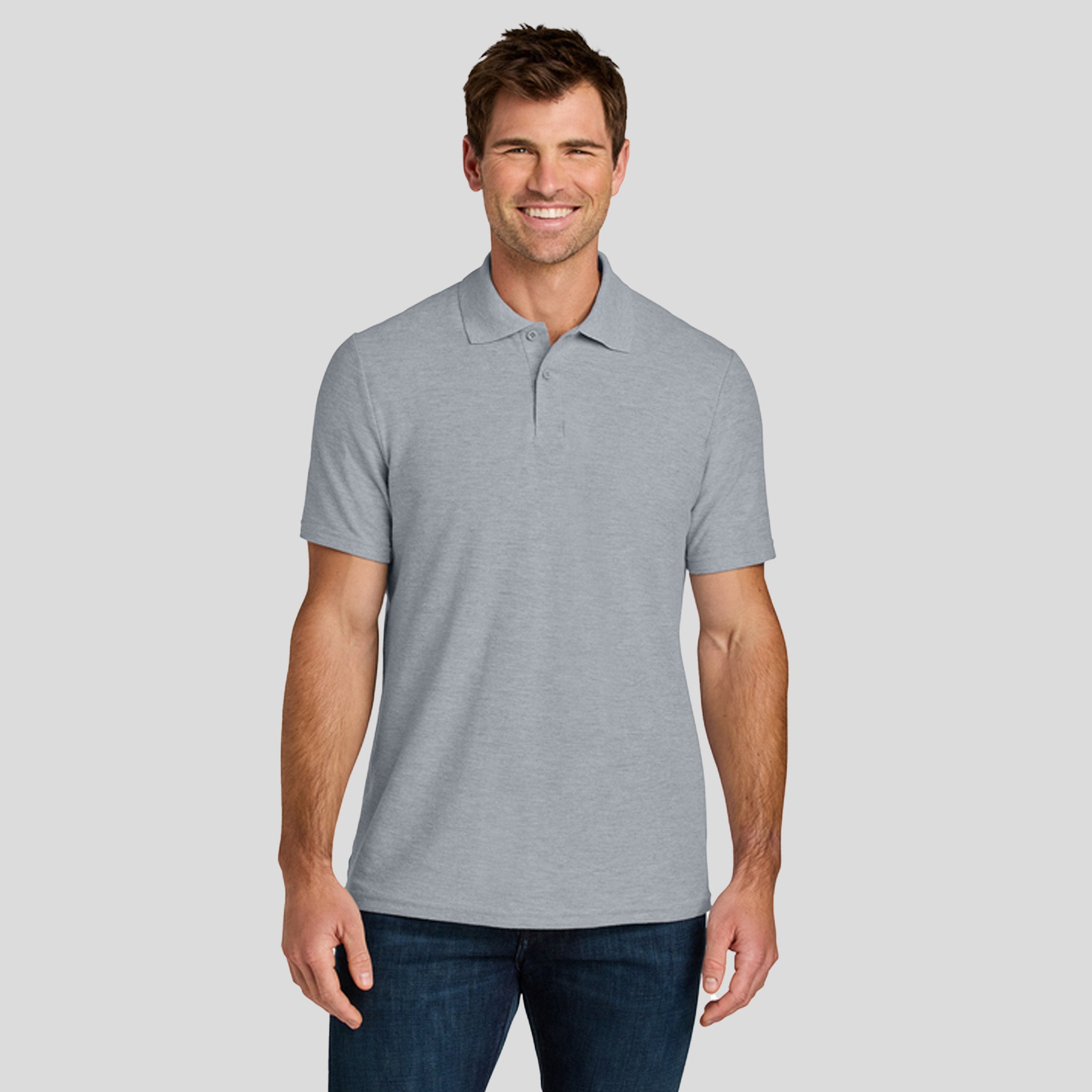 Gildan® Softstyle® Pique Polo | Ring Spun Sport Grey