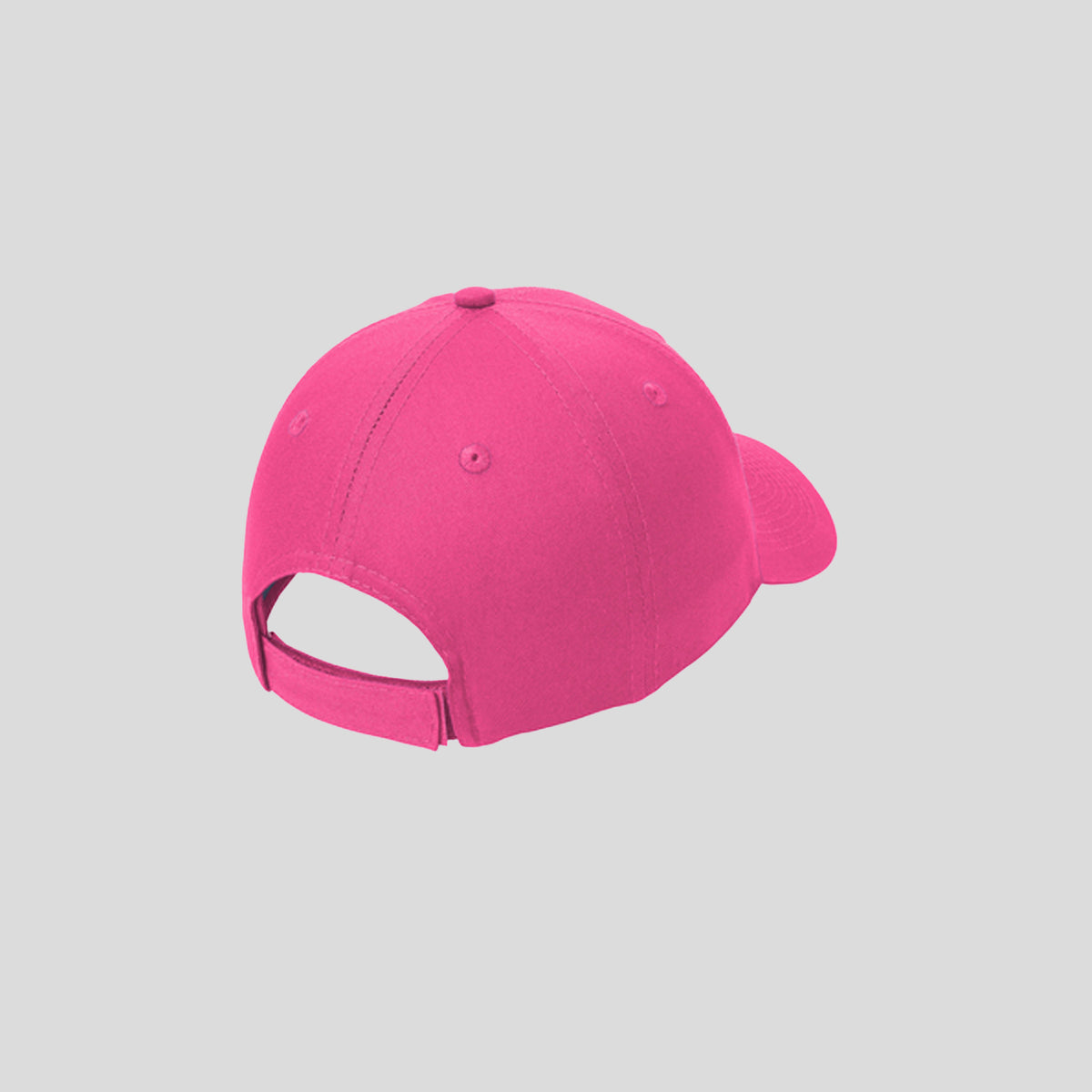 Six-Panel Twill Cap | Neon Pink