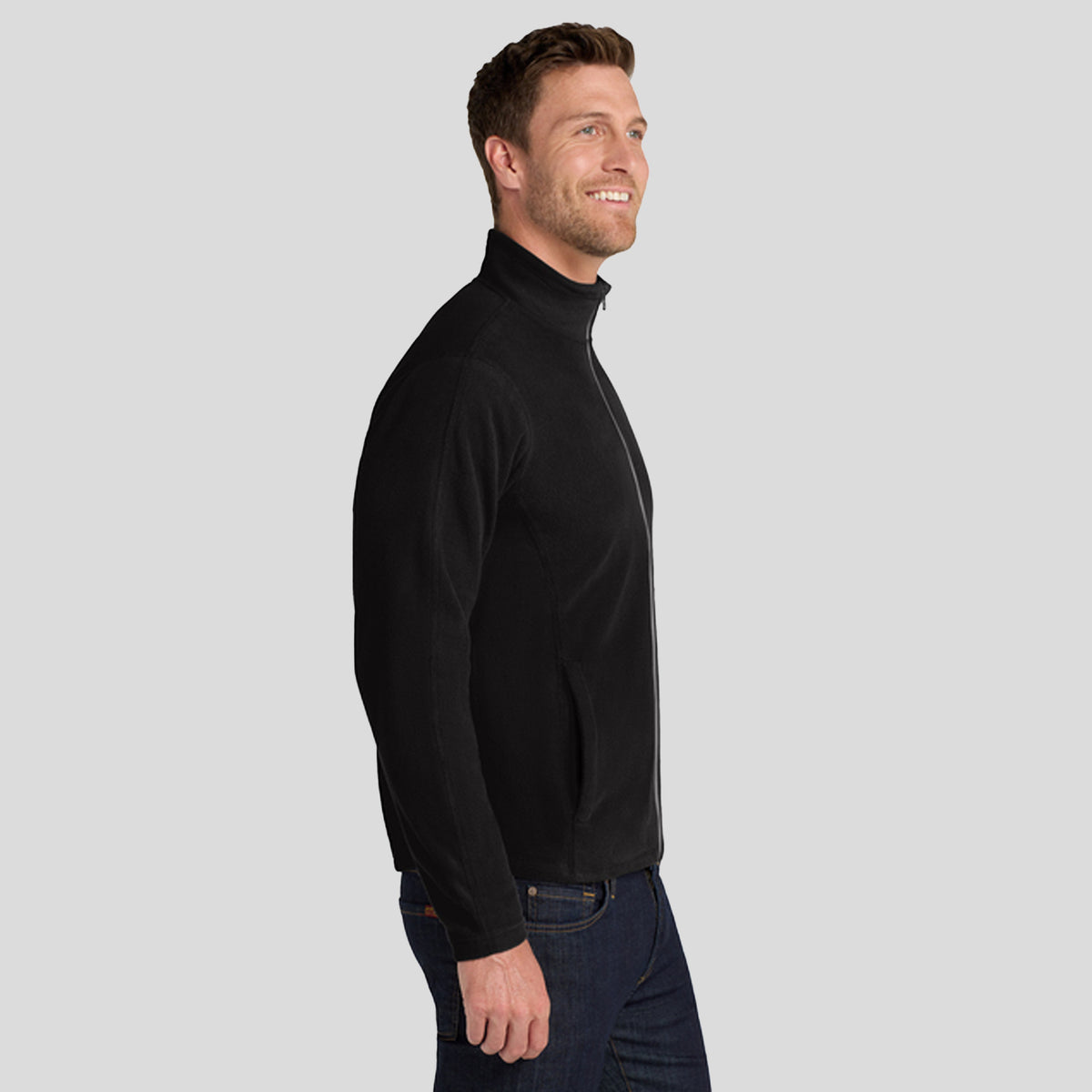 Men's Microfleece Jacket | Black