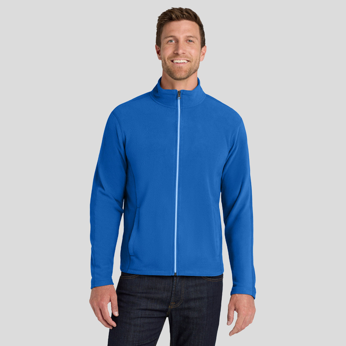 Men's Microfleece Jacket | Royal